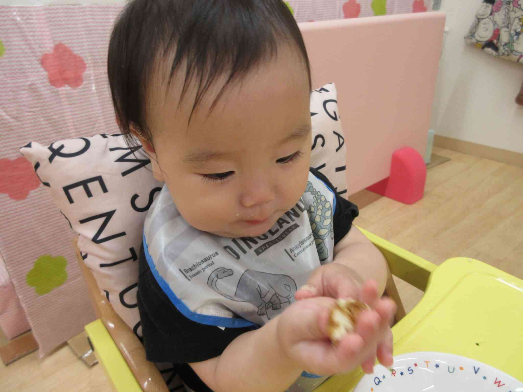 食べるのも上手になったんだよ！
