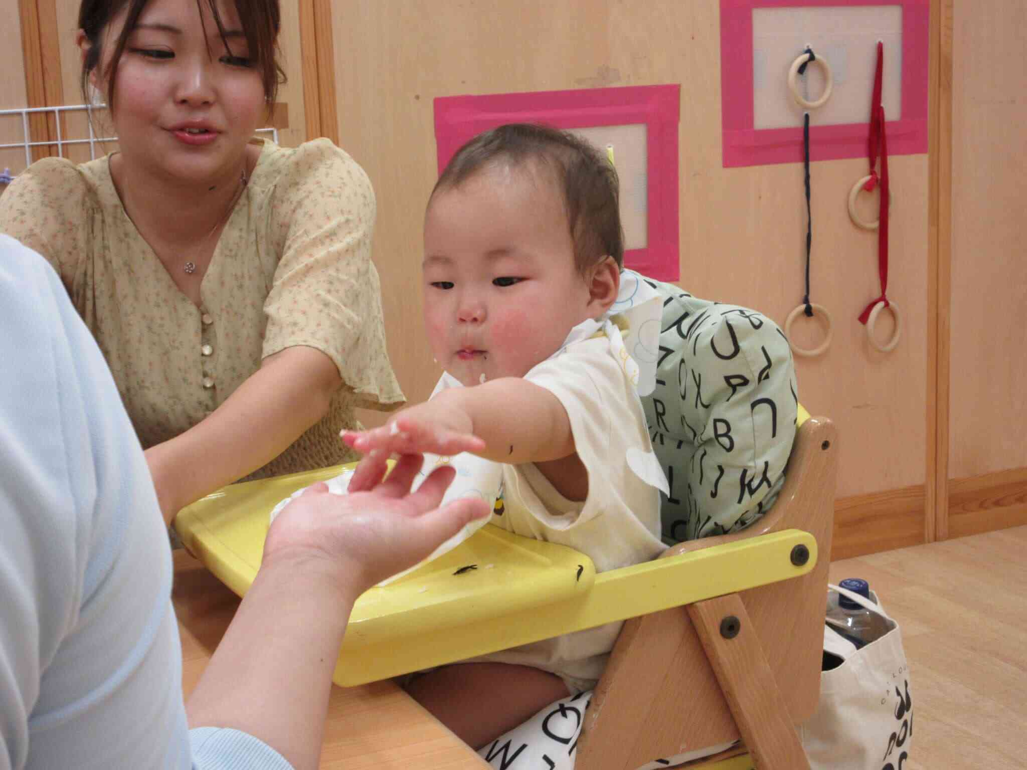 一緒にごはんを食べて、たくさん遊んだよ！