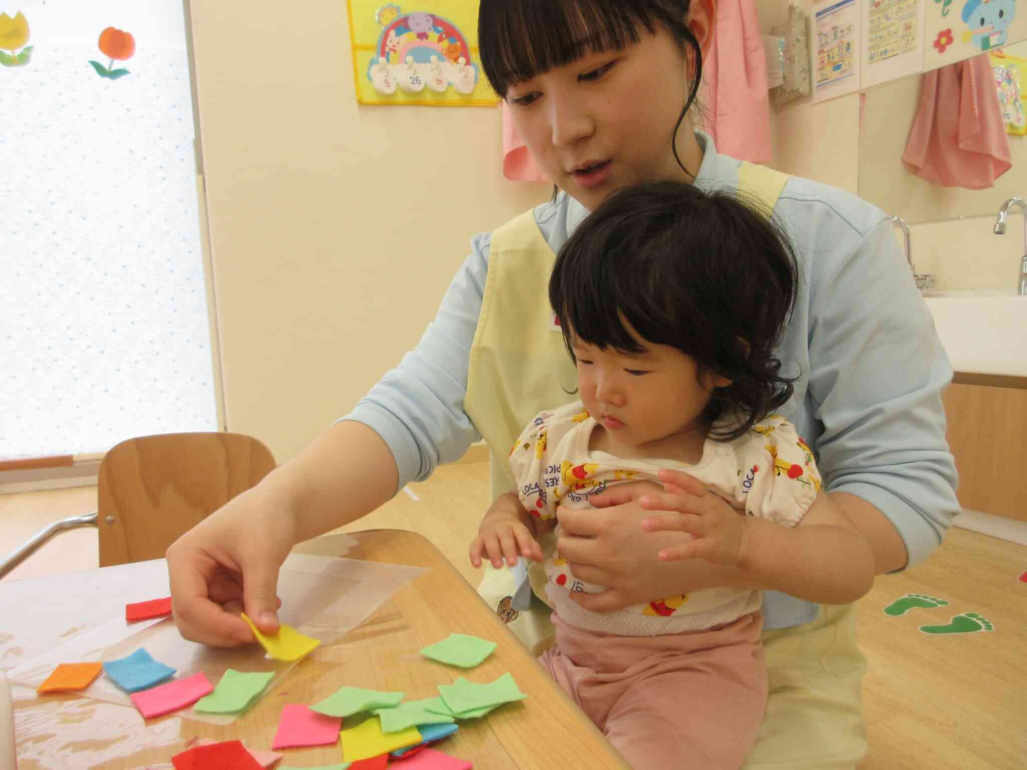 ペタペタ、製作をしたよ！
