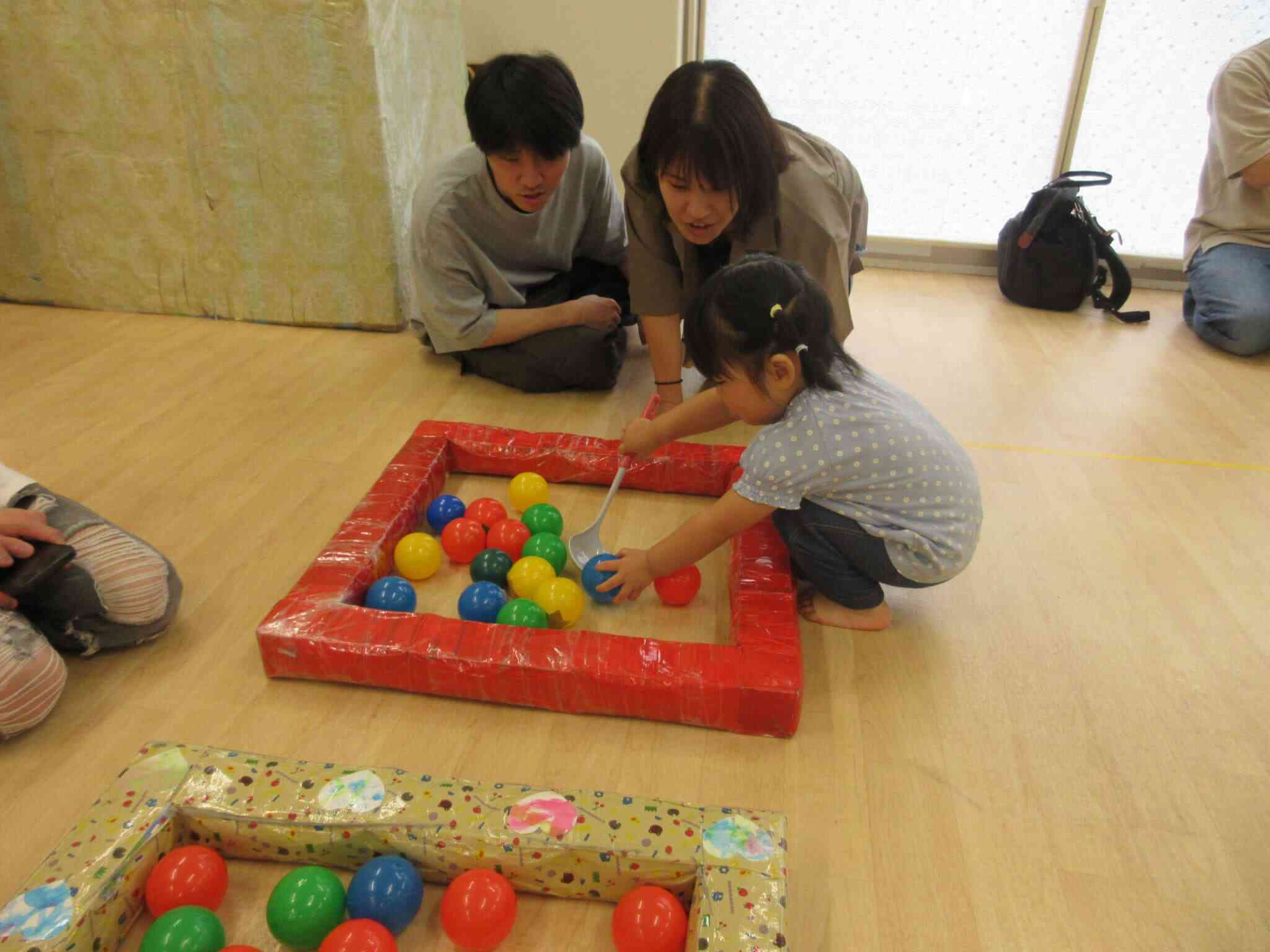 上手にすくって・・・