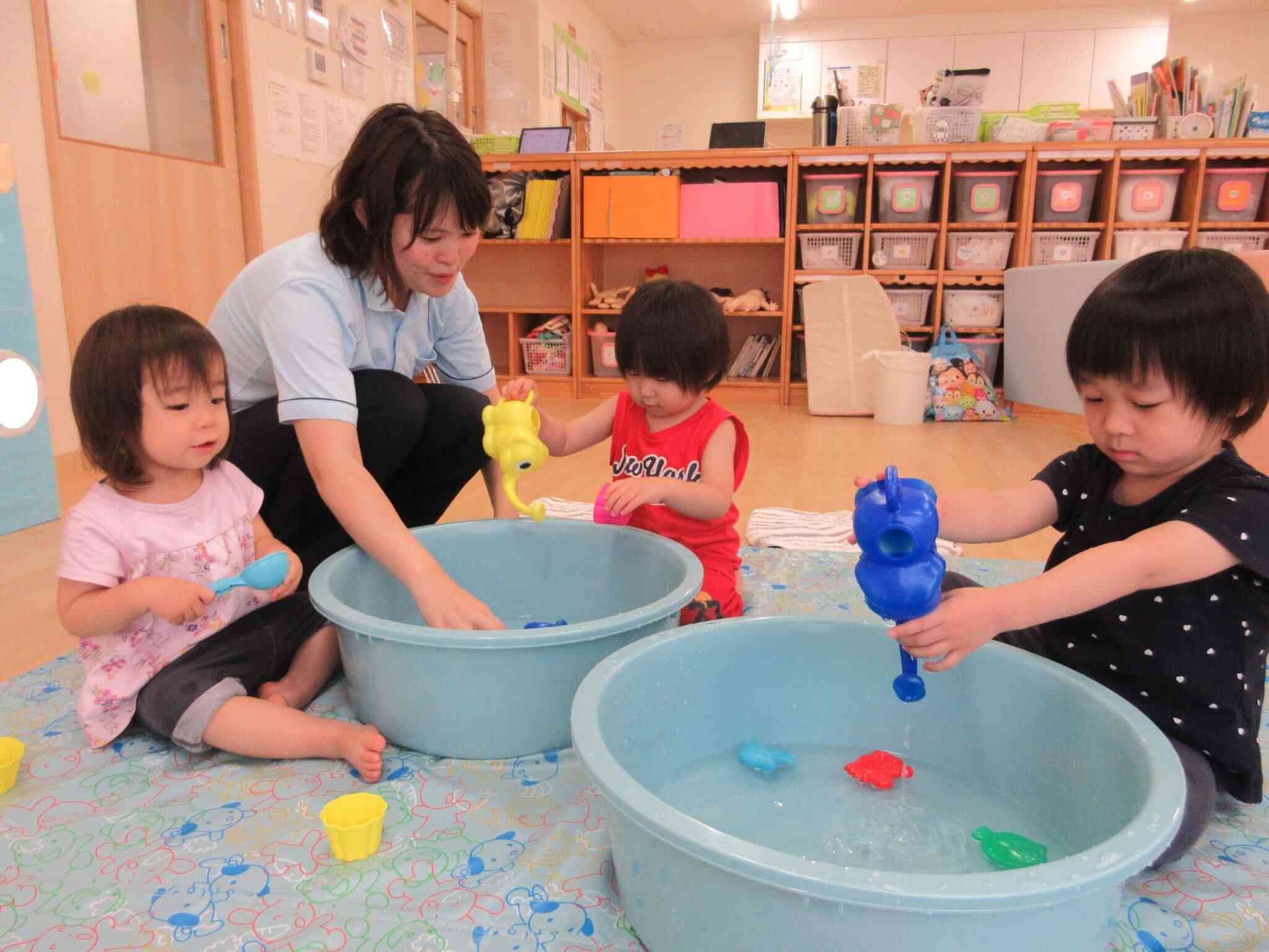 うさぎ組　8月の様子