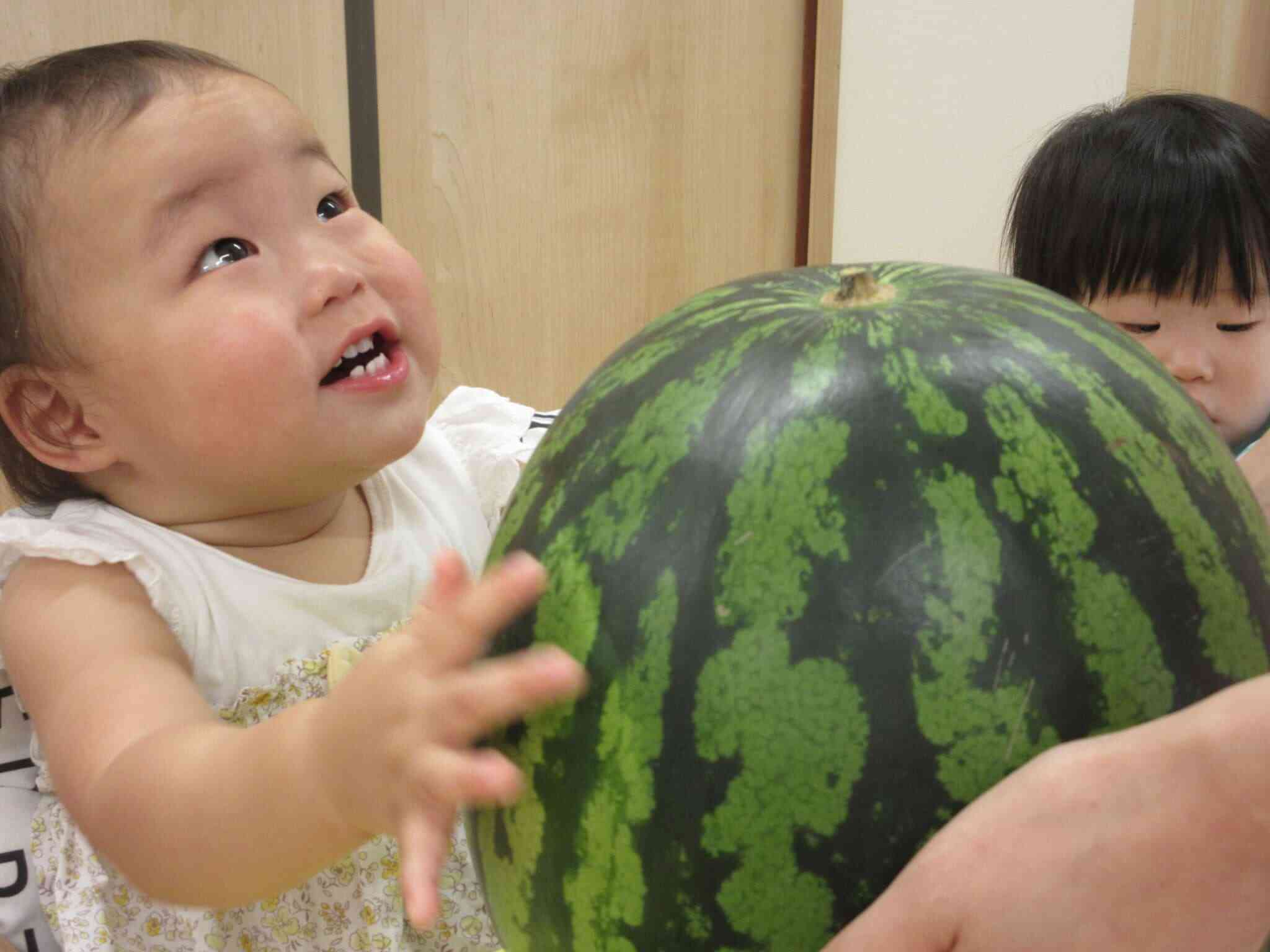 おおきなすいかだね♡