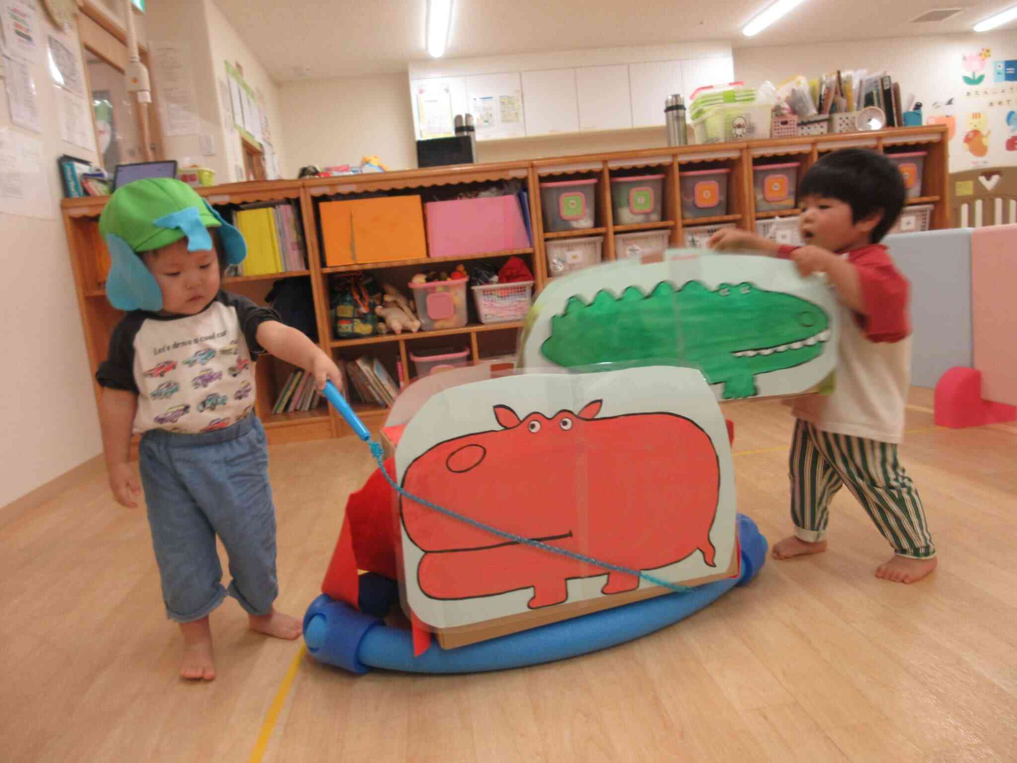 力を合わせてうんとこしょ！