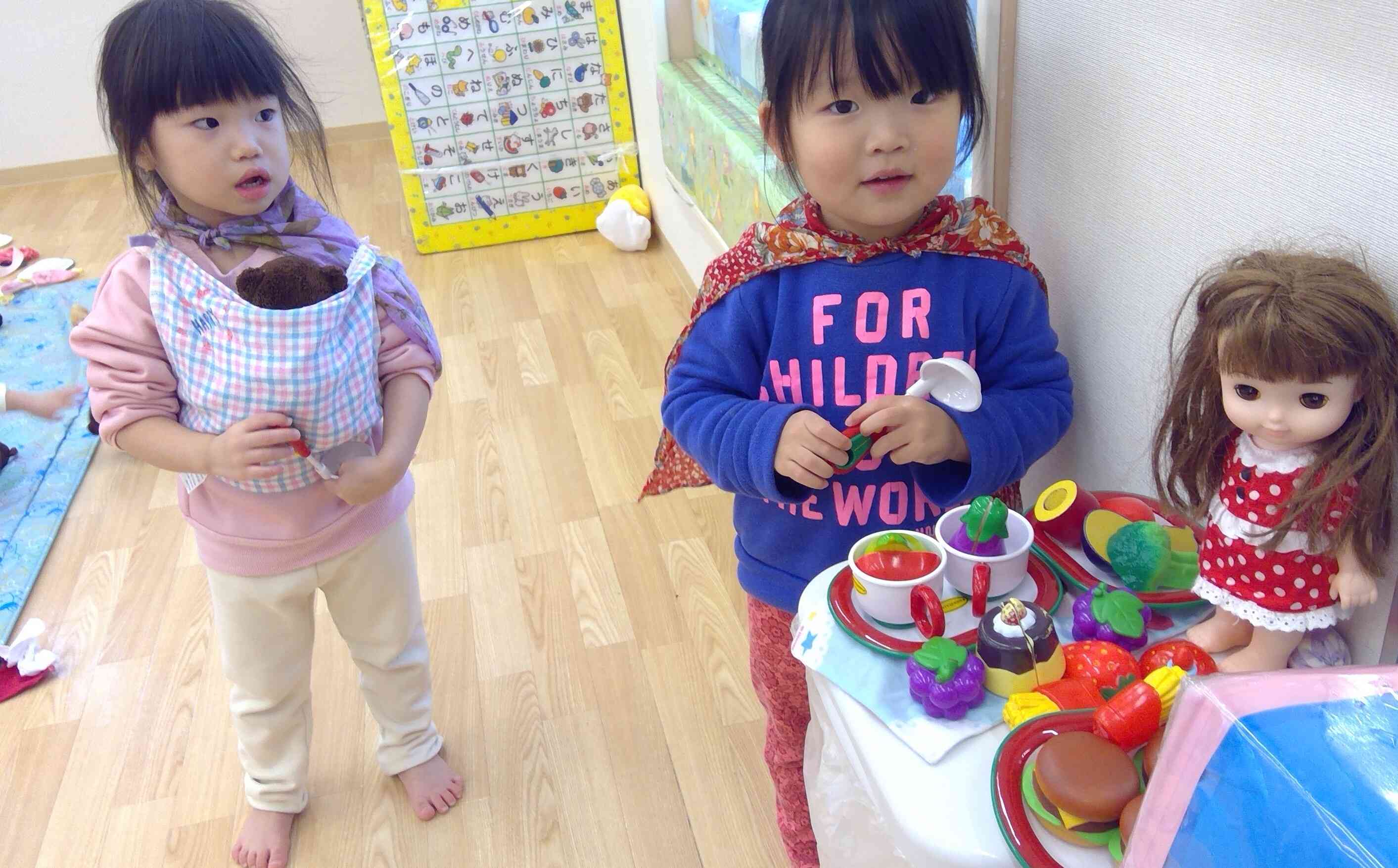 おままごと遊び大好き