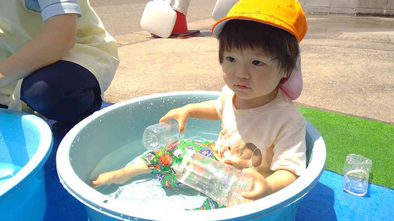 プール遊び楽しかったね！～1・2歳児～