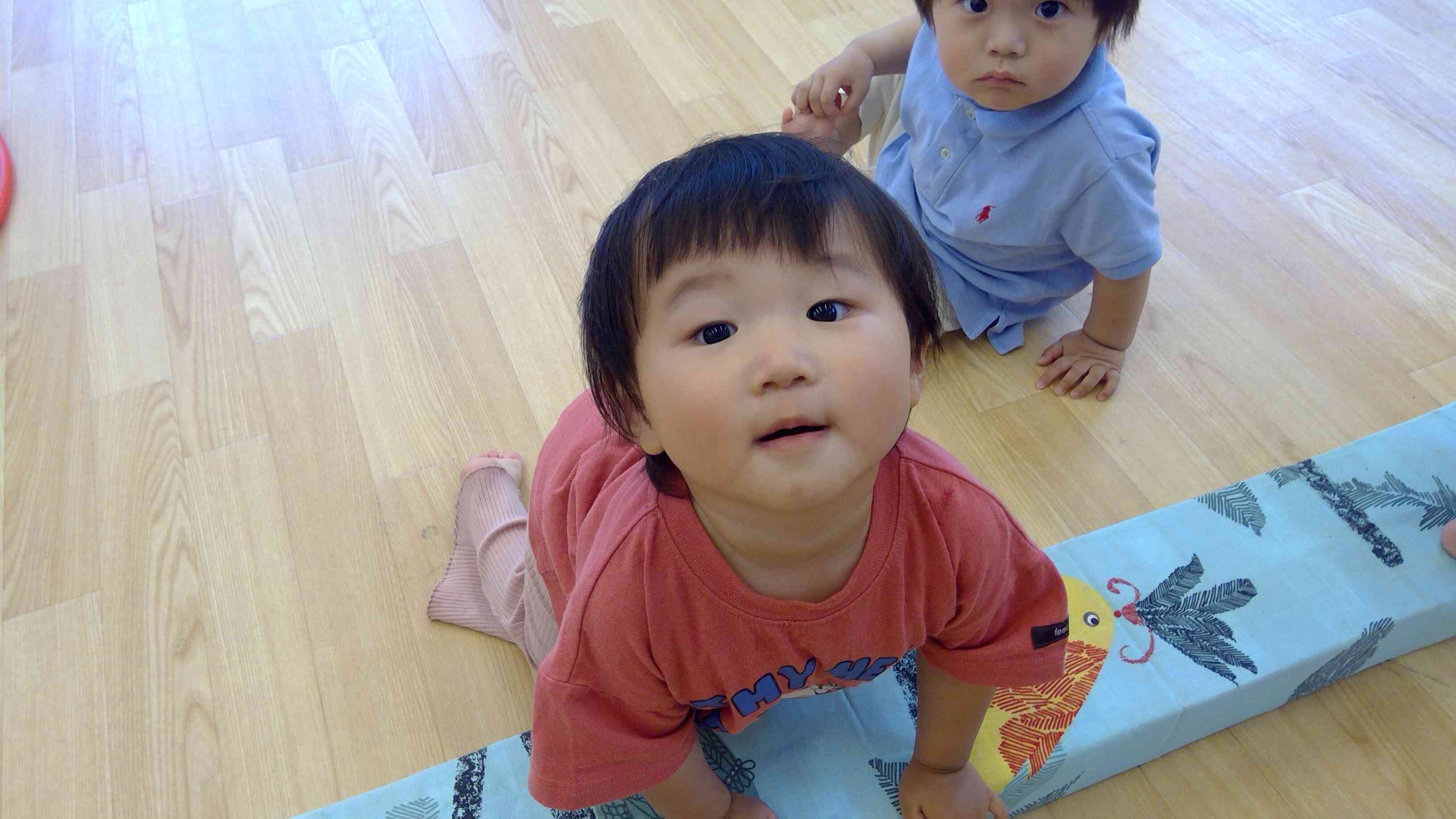 体を動かして楽しいね！