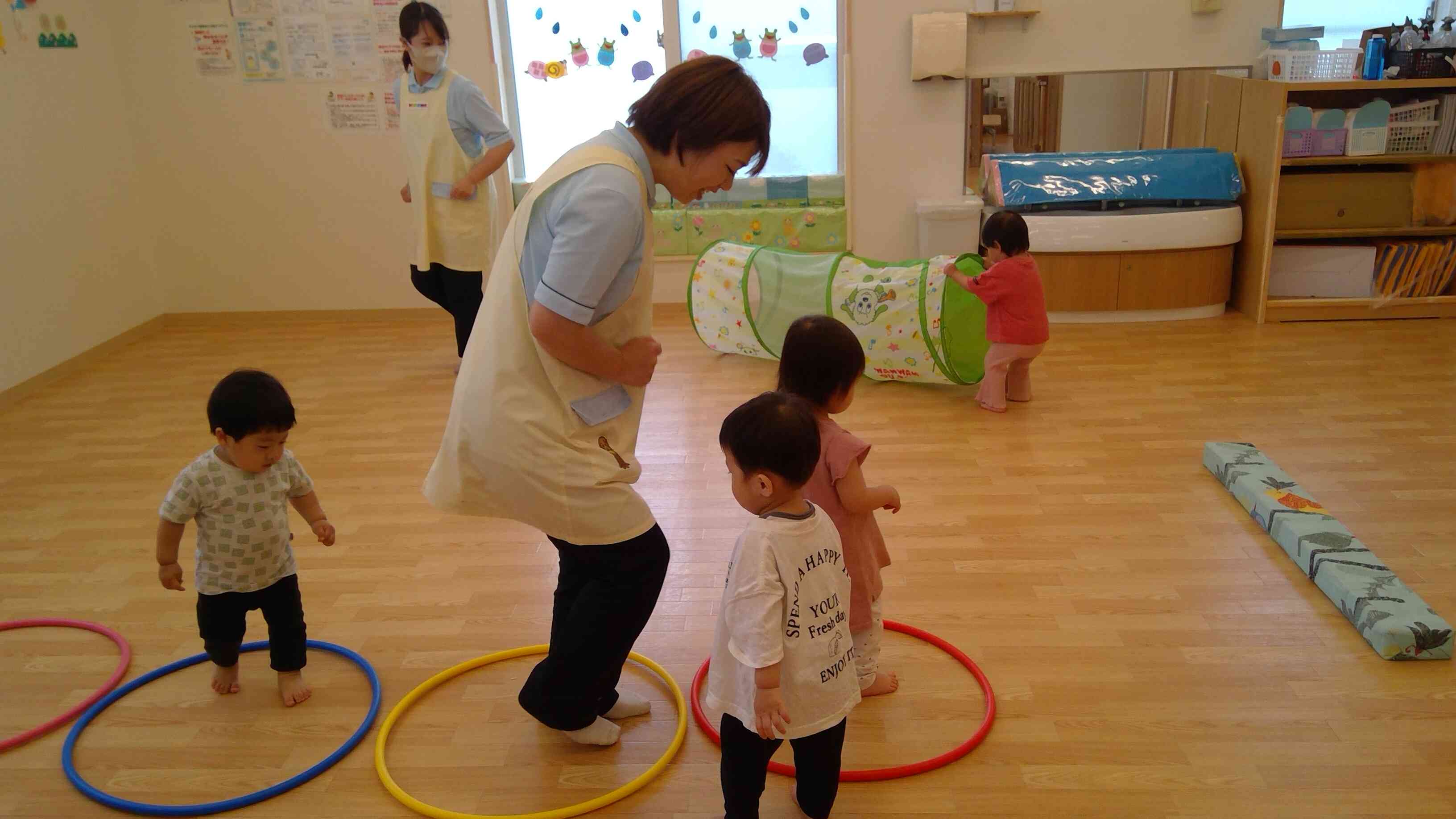 サーキット遊びをしよう！～あひる組（1歳児）～