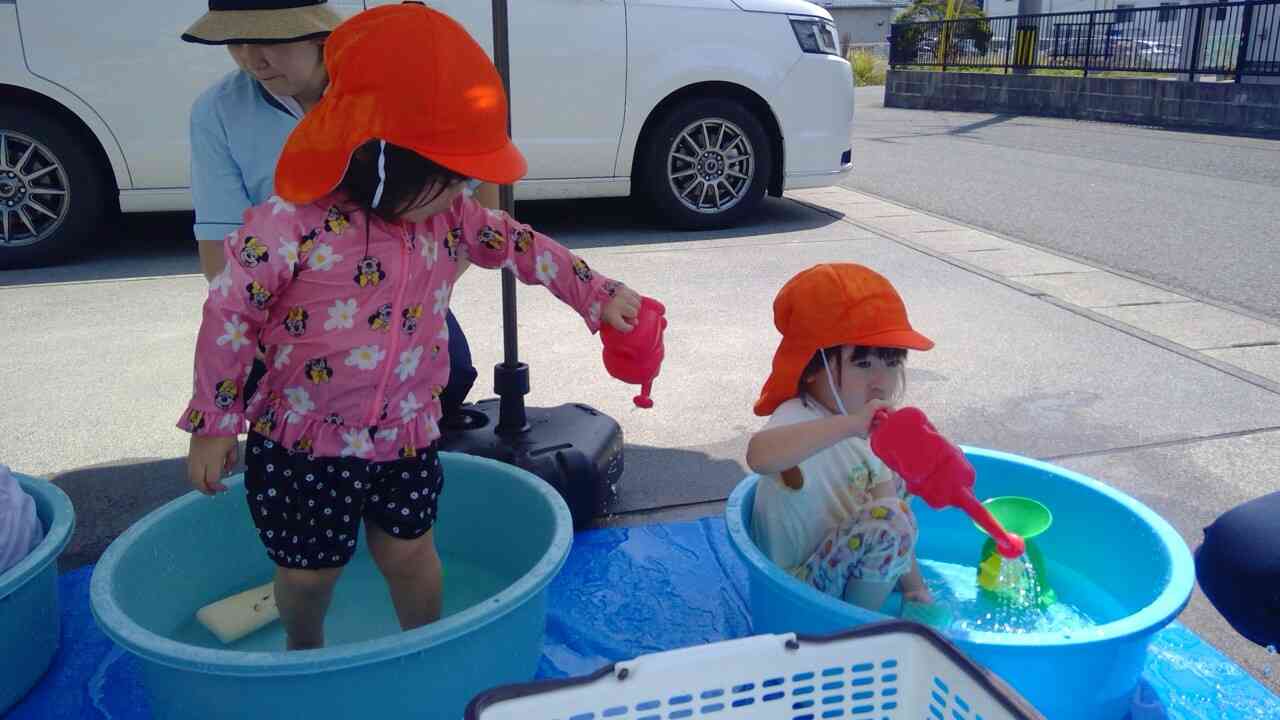 お水をながすよ！