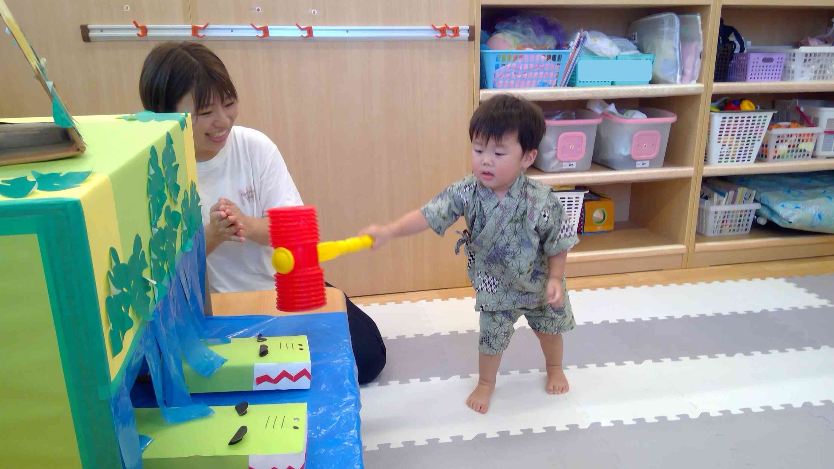 ワニさんがでてきたっ！