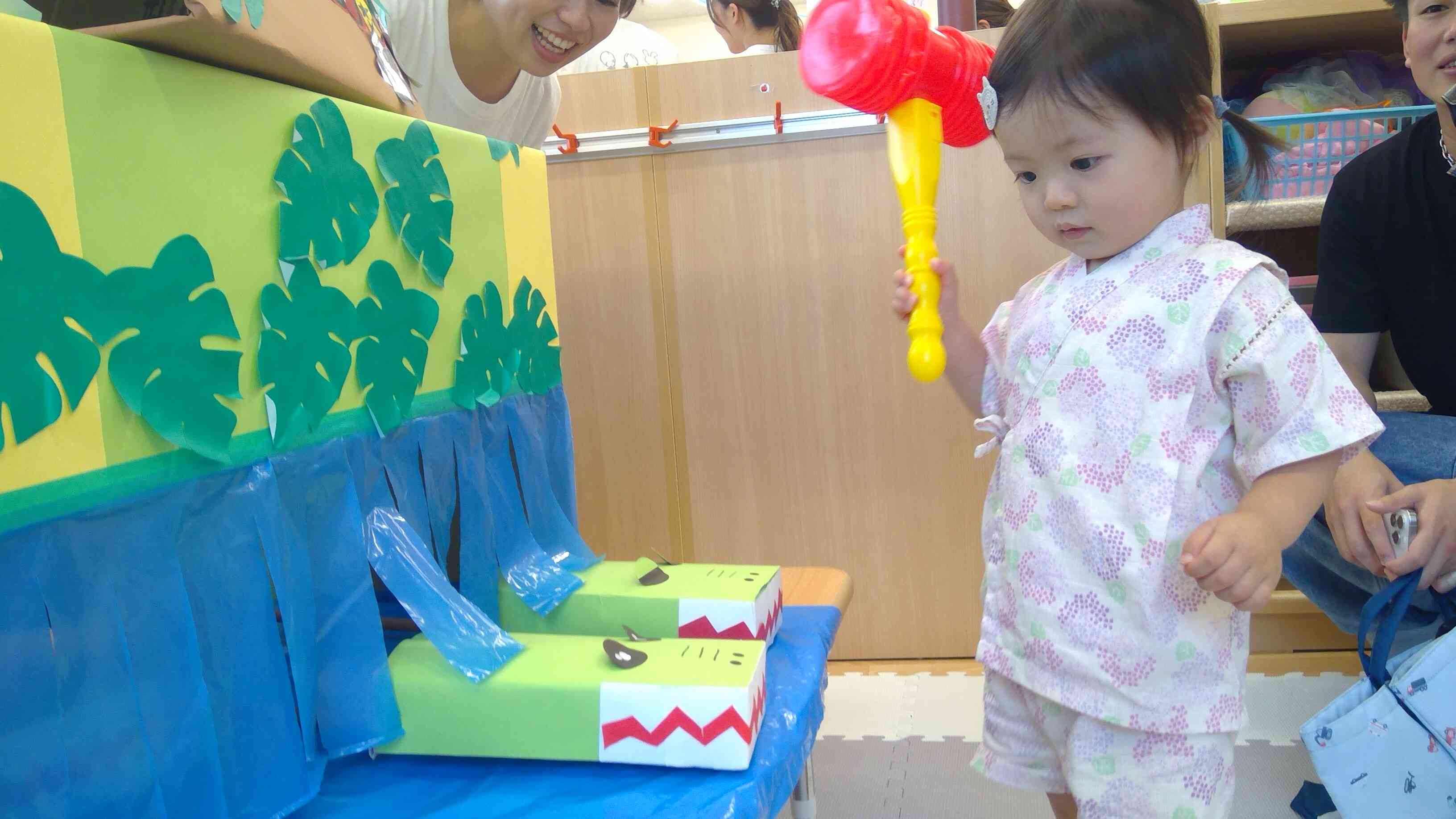 ワニさんをねらって・・・！