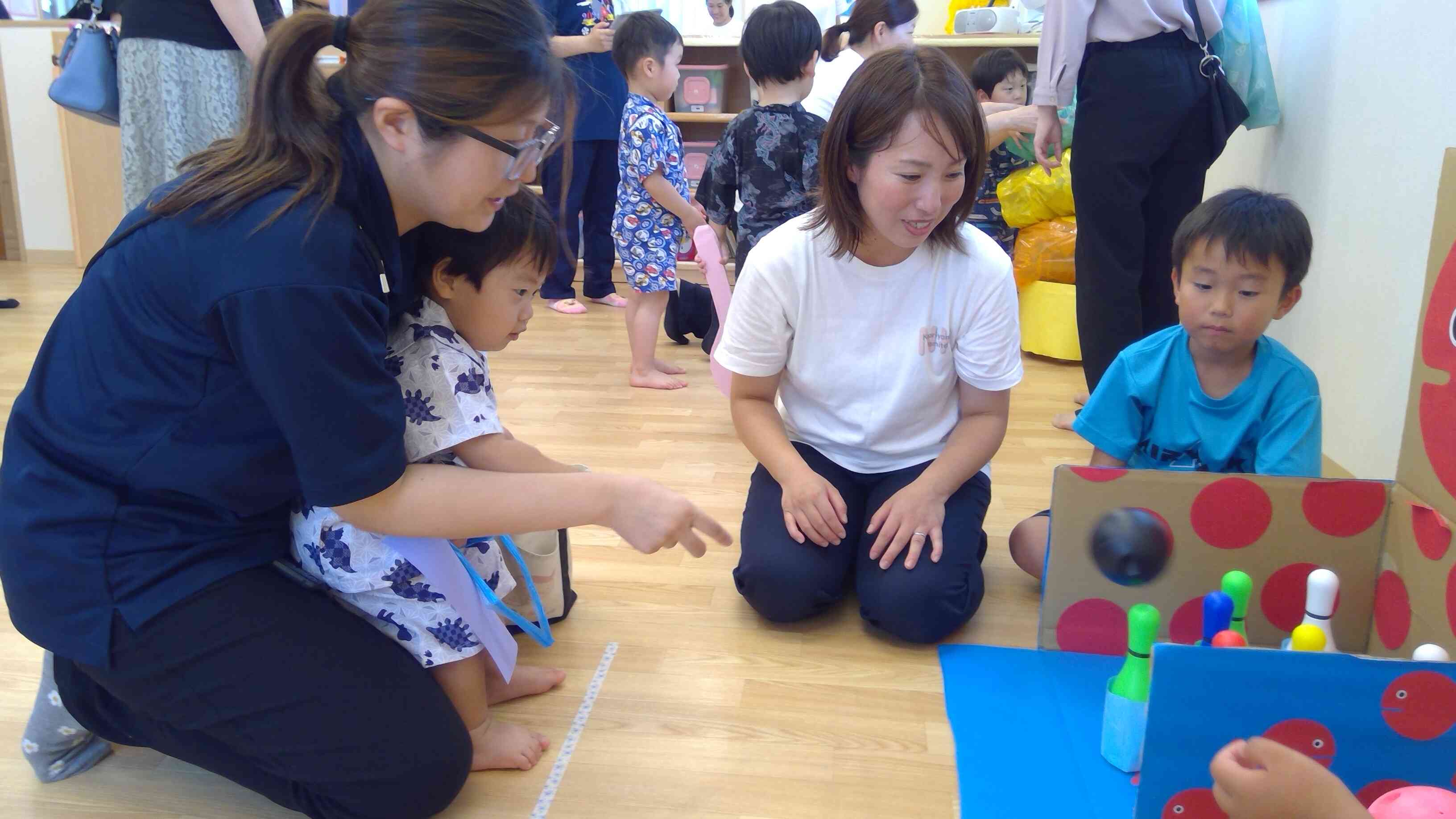 上手に投げることができたね！