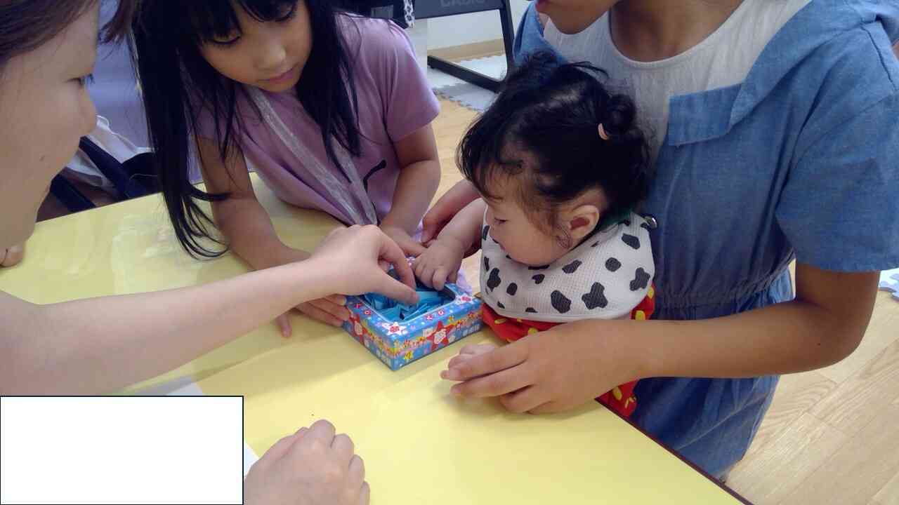 おねえちゃんと一緒にくじを引いたよ！