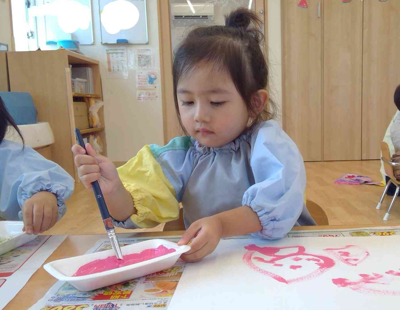 ハートかいたよ!