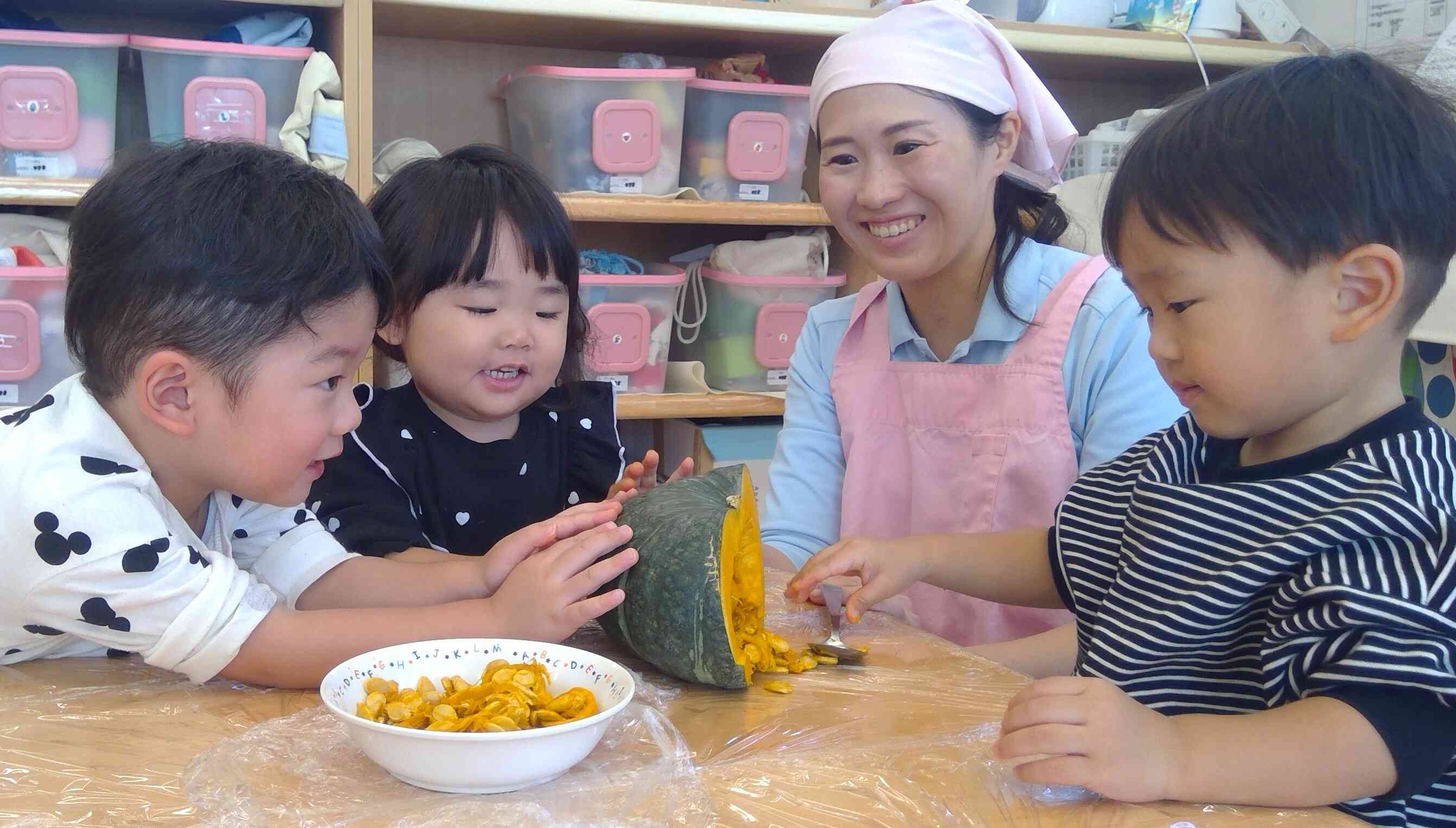 上手に種取りできたね!