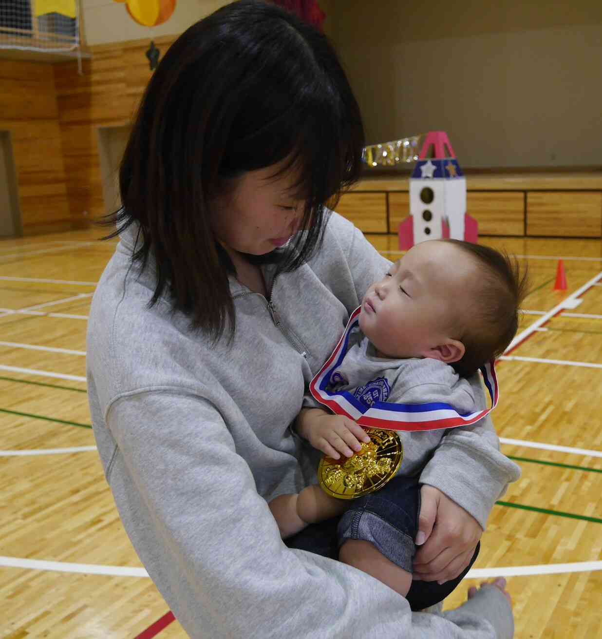 閉会式は夢のなか。。。