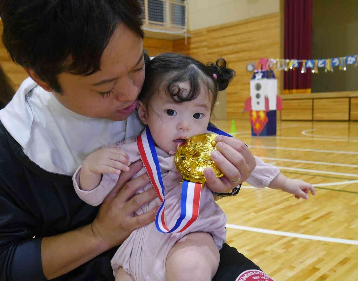 金メダルもらったよ♡