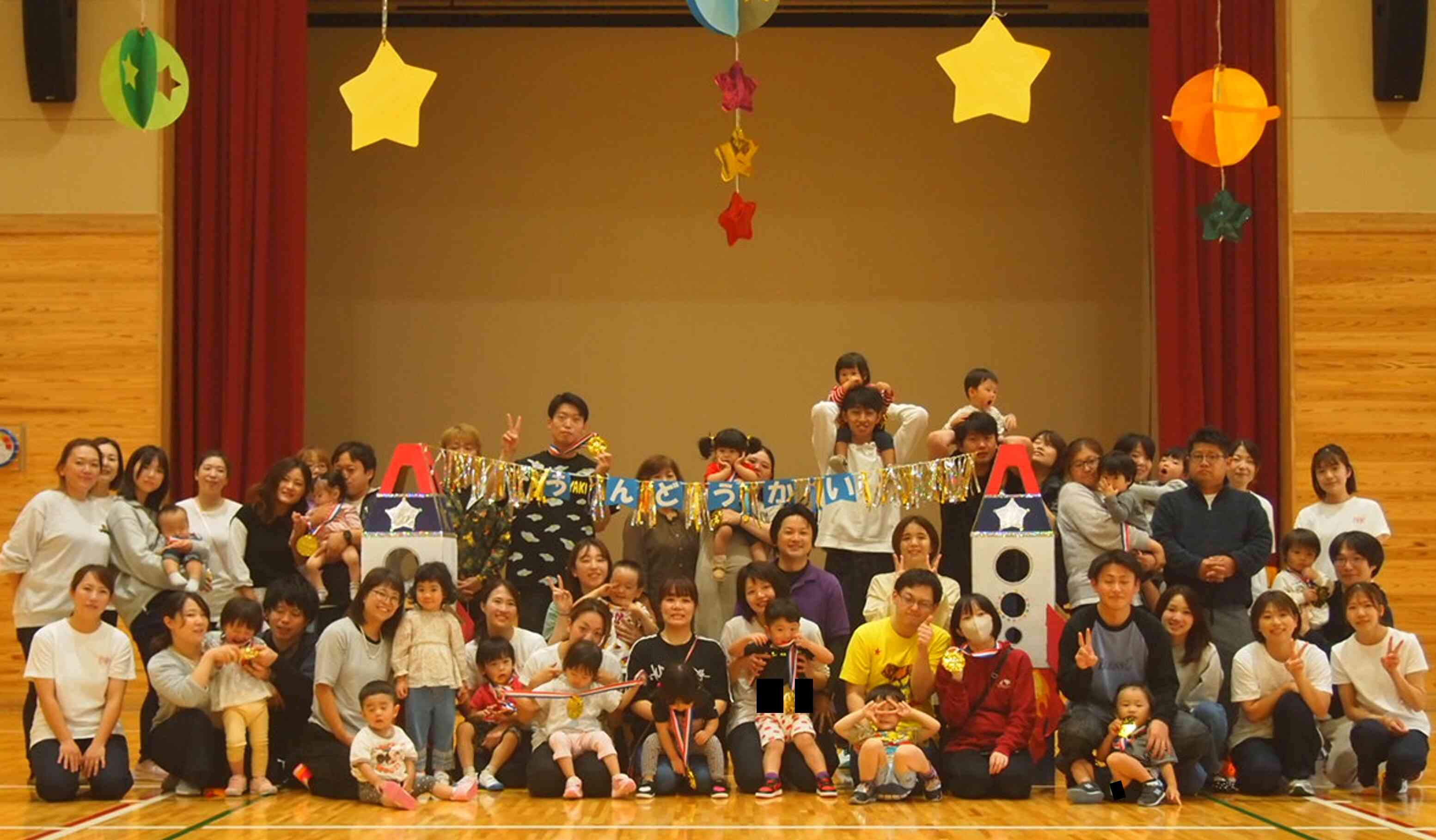 運動会たのしかったね（全体の様子）
