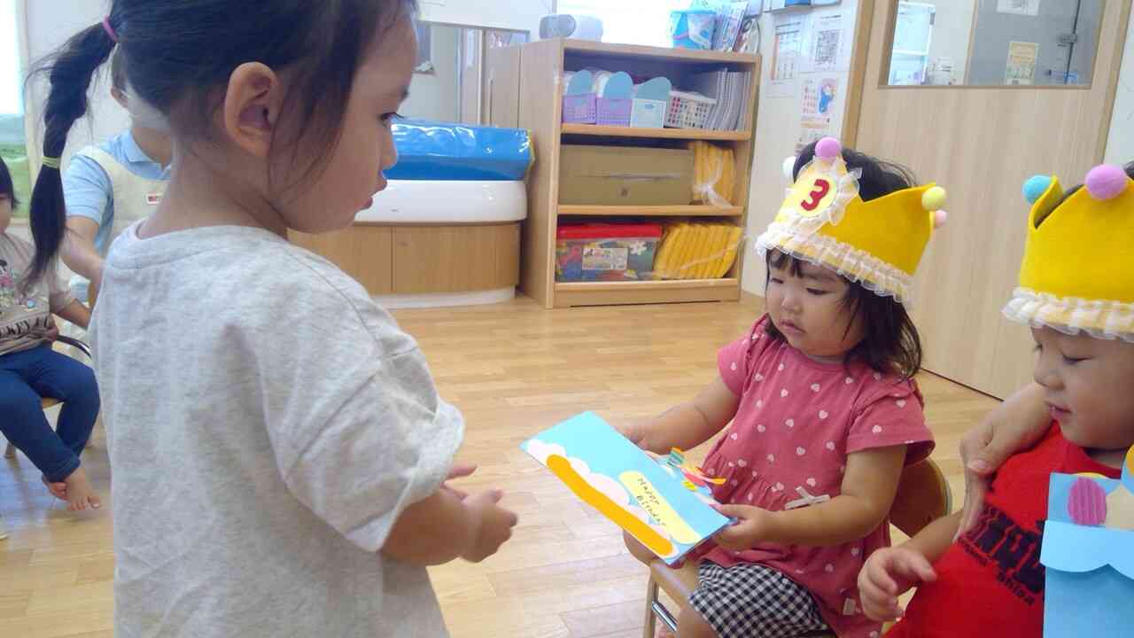 ドキドキのプレゼント贈呈