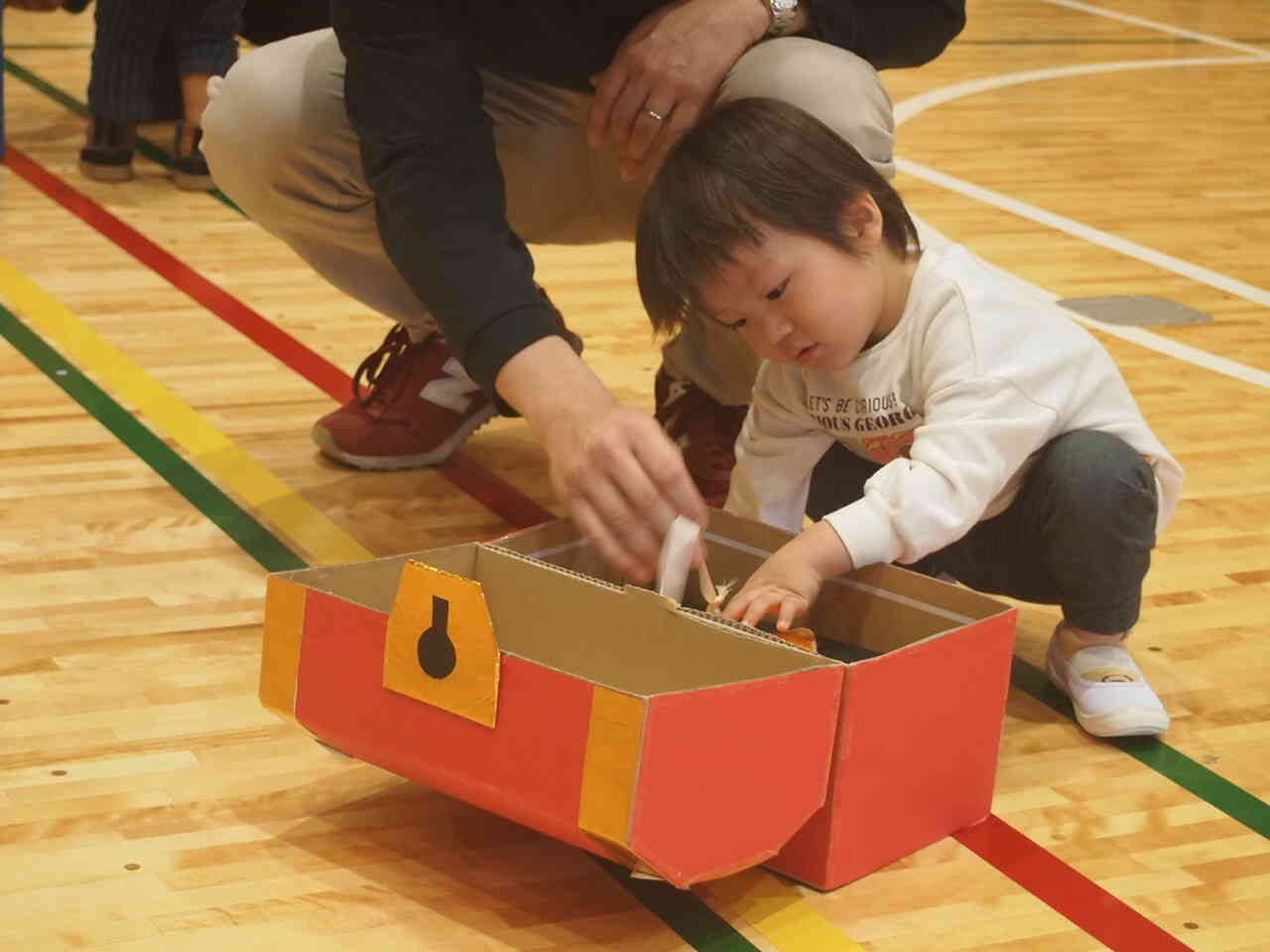 ひとつひとつ自分でできたね!
