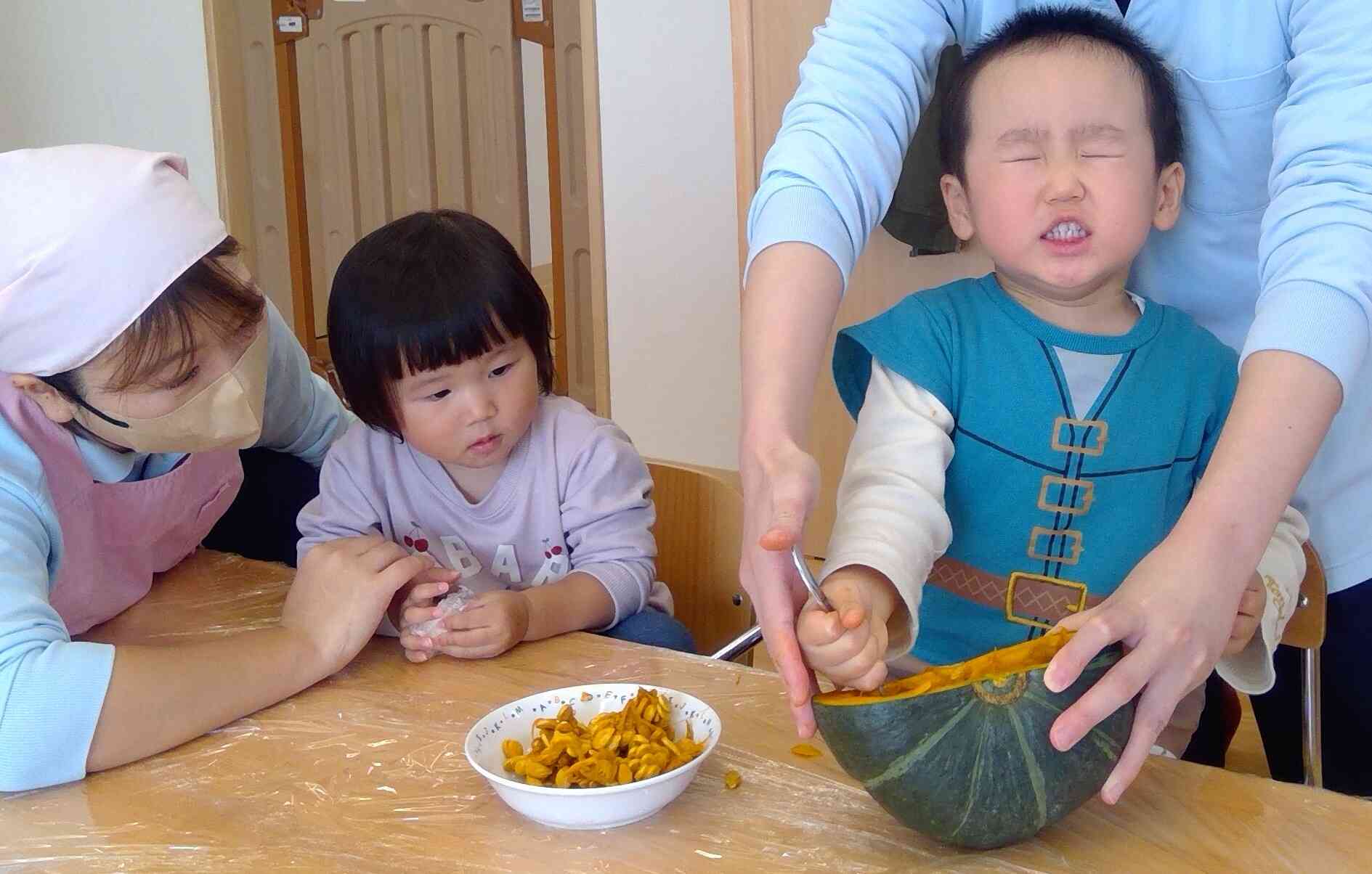 力を込めて頑張っています!