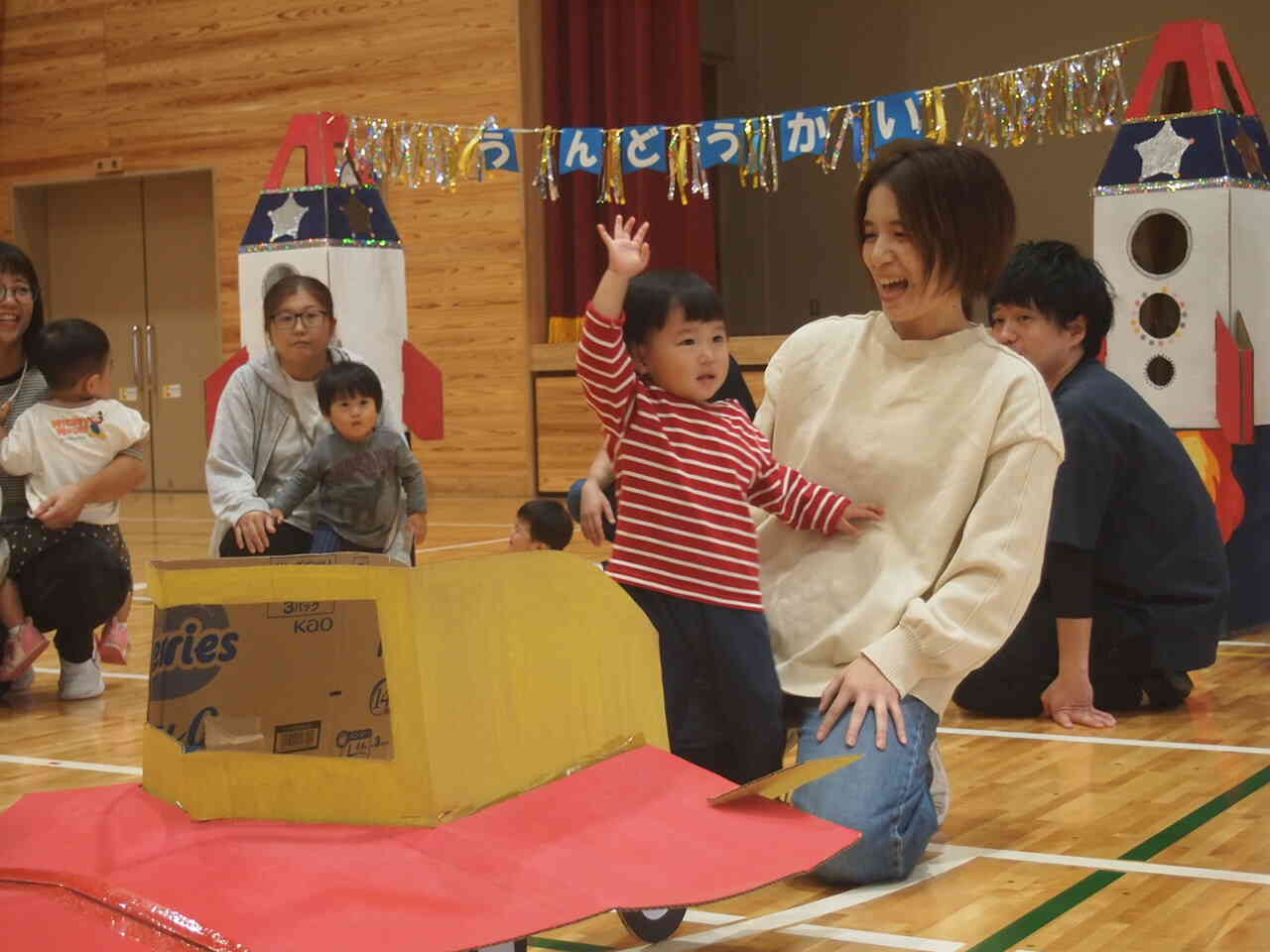 運動会の様子　あひる組(1歳児)