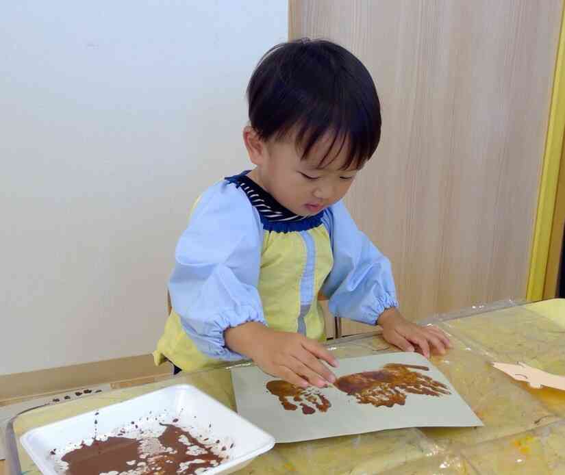 ハリネズミはハンドスタンプで