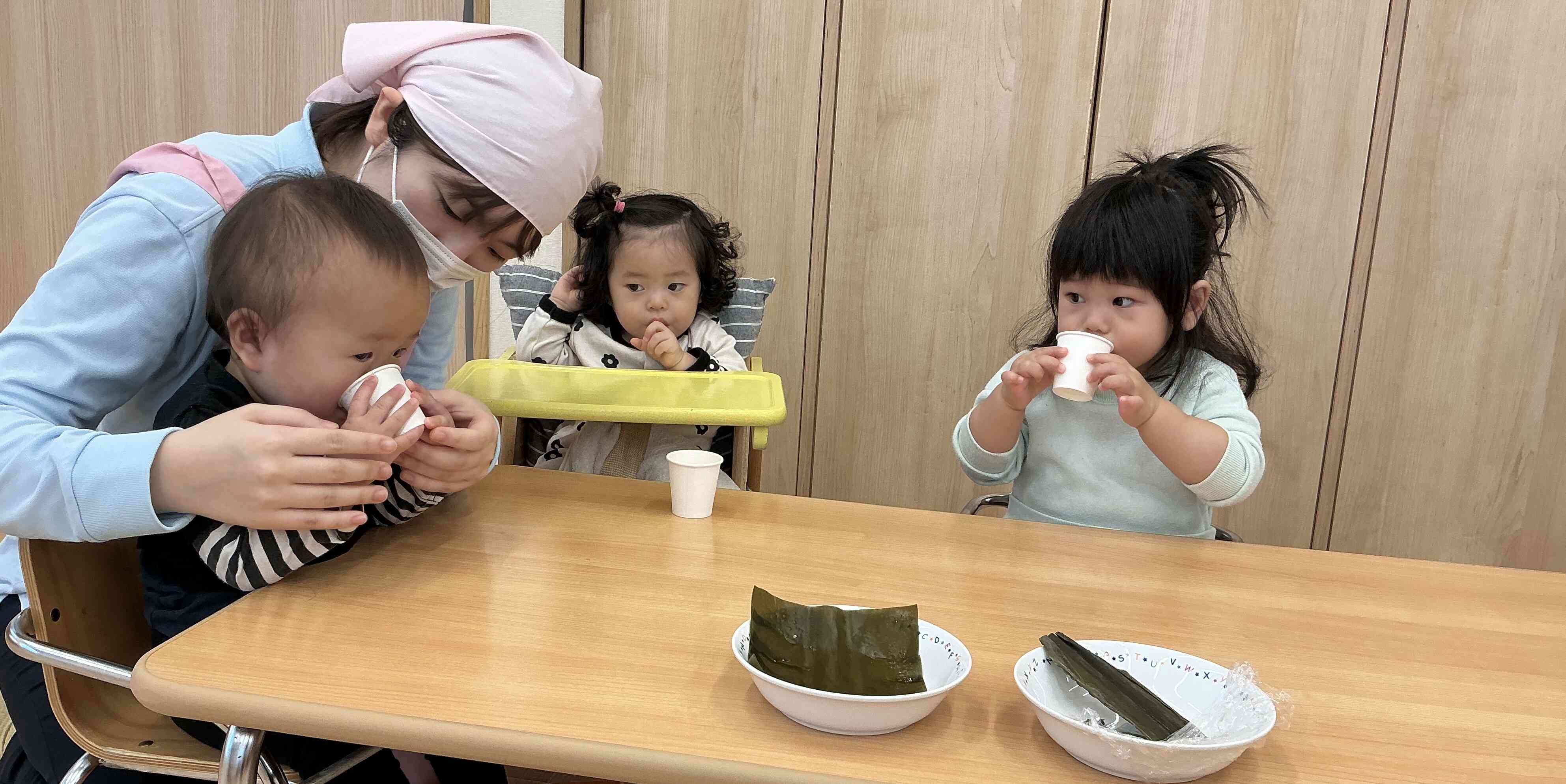 出来立てのおみそ汁を飲んでみよう！