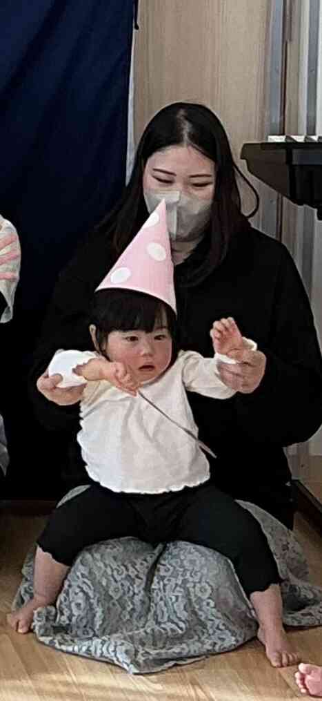 緊張したけど、ママと一緒なら大丈夫だよ!