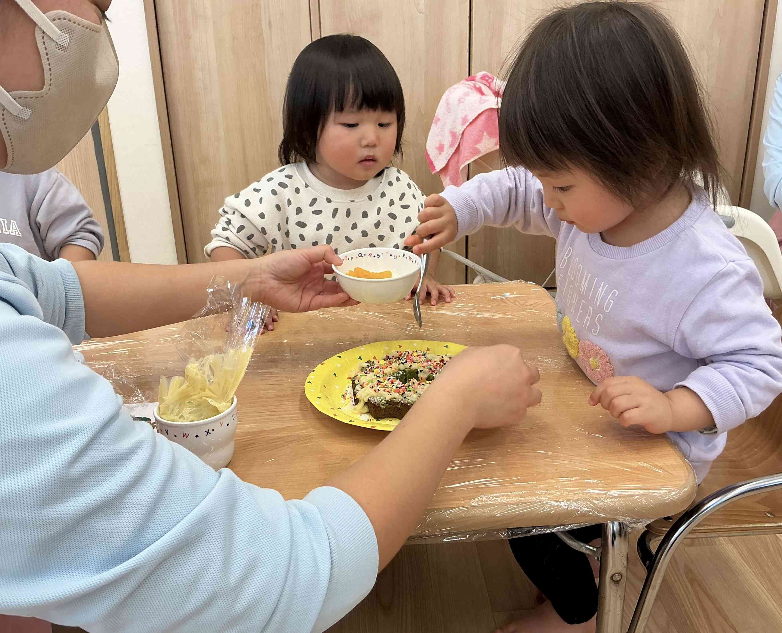 材料を配られると。。。