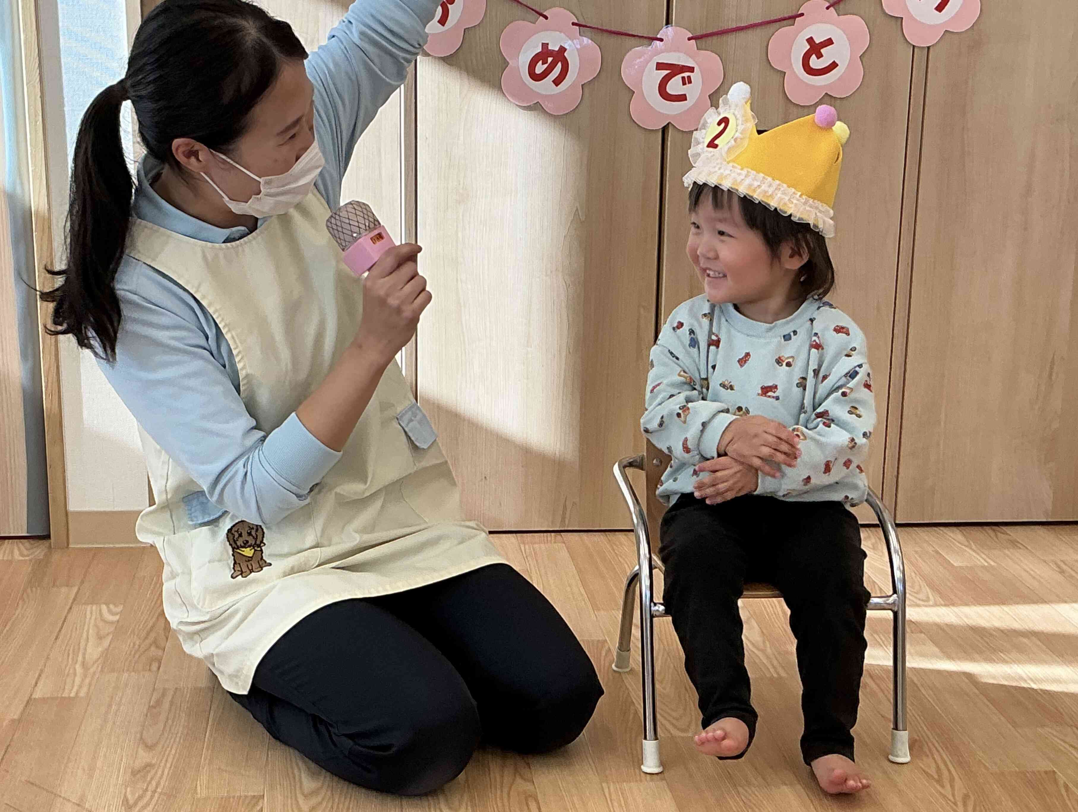 インタビューも笑顔が素敵でした