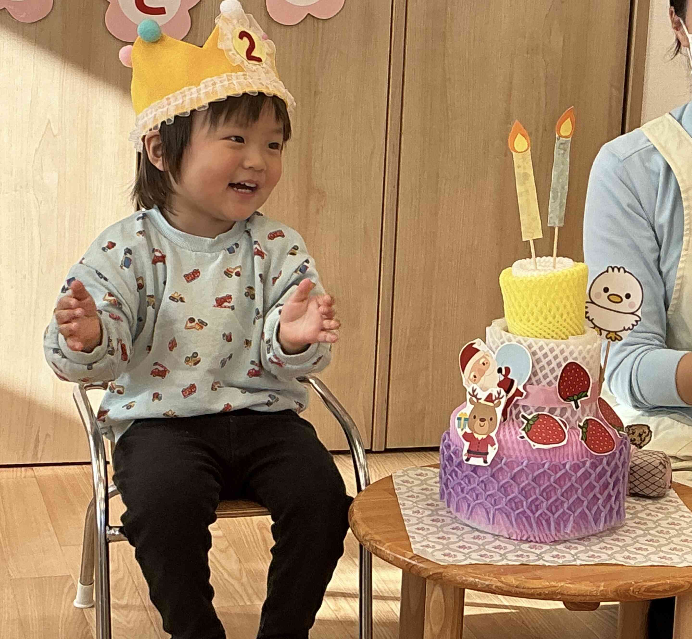12月生まれのお誕生会（0.1.2歳児）