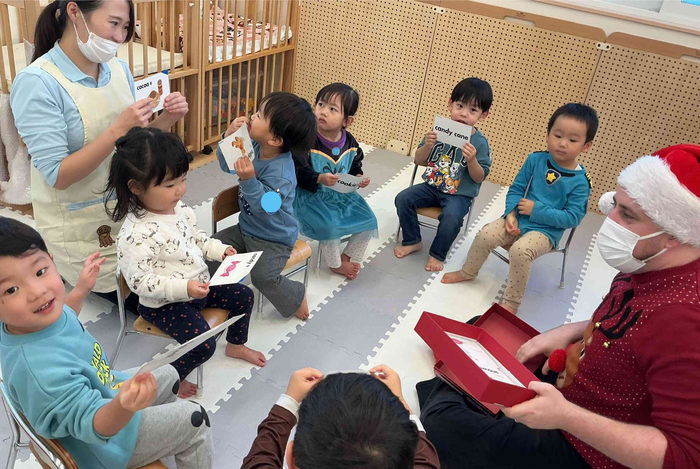 先生も「ココア」のプレゼントを選びました！