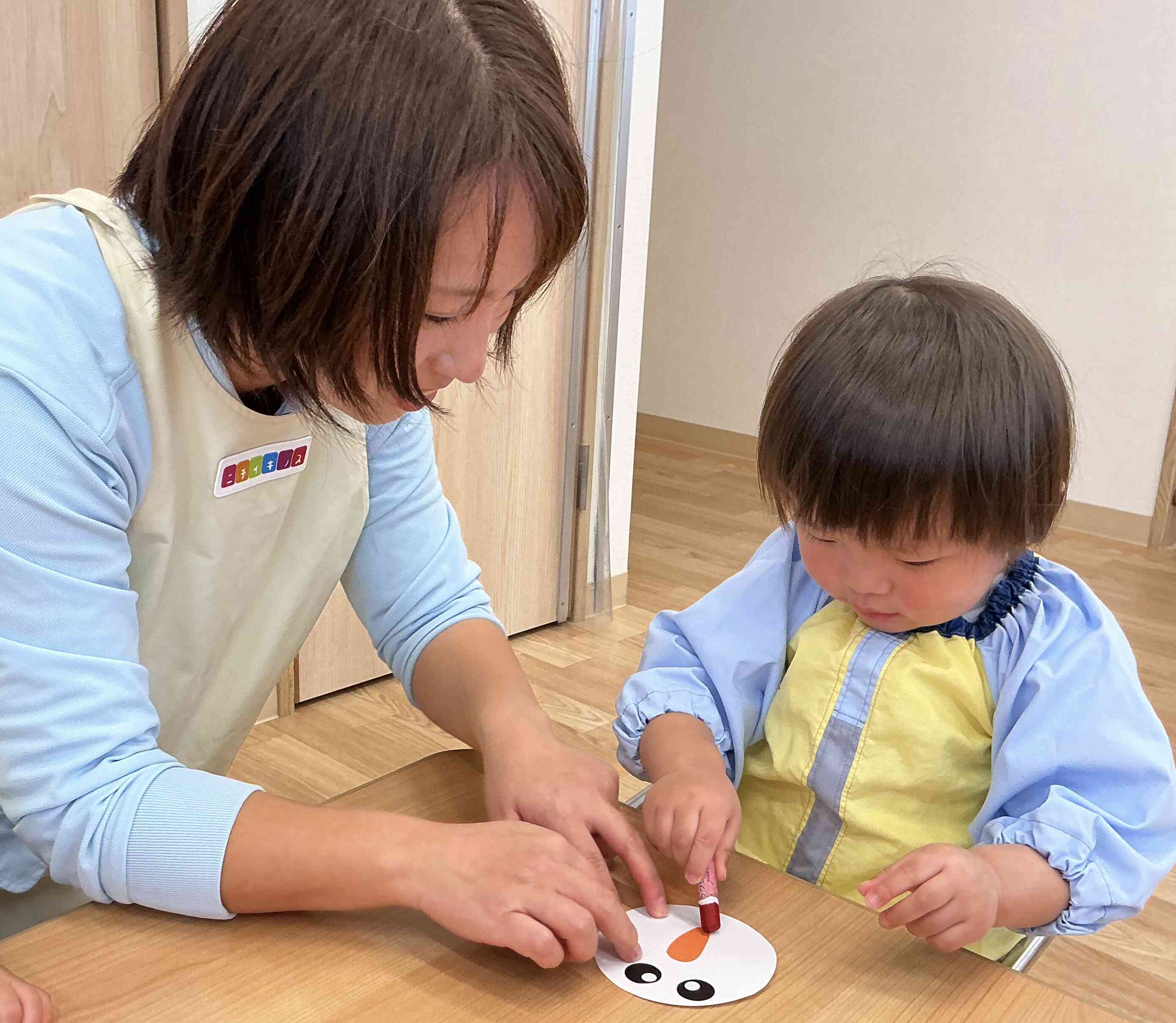 お口も描いてみよう!