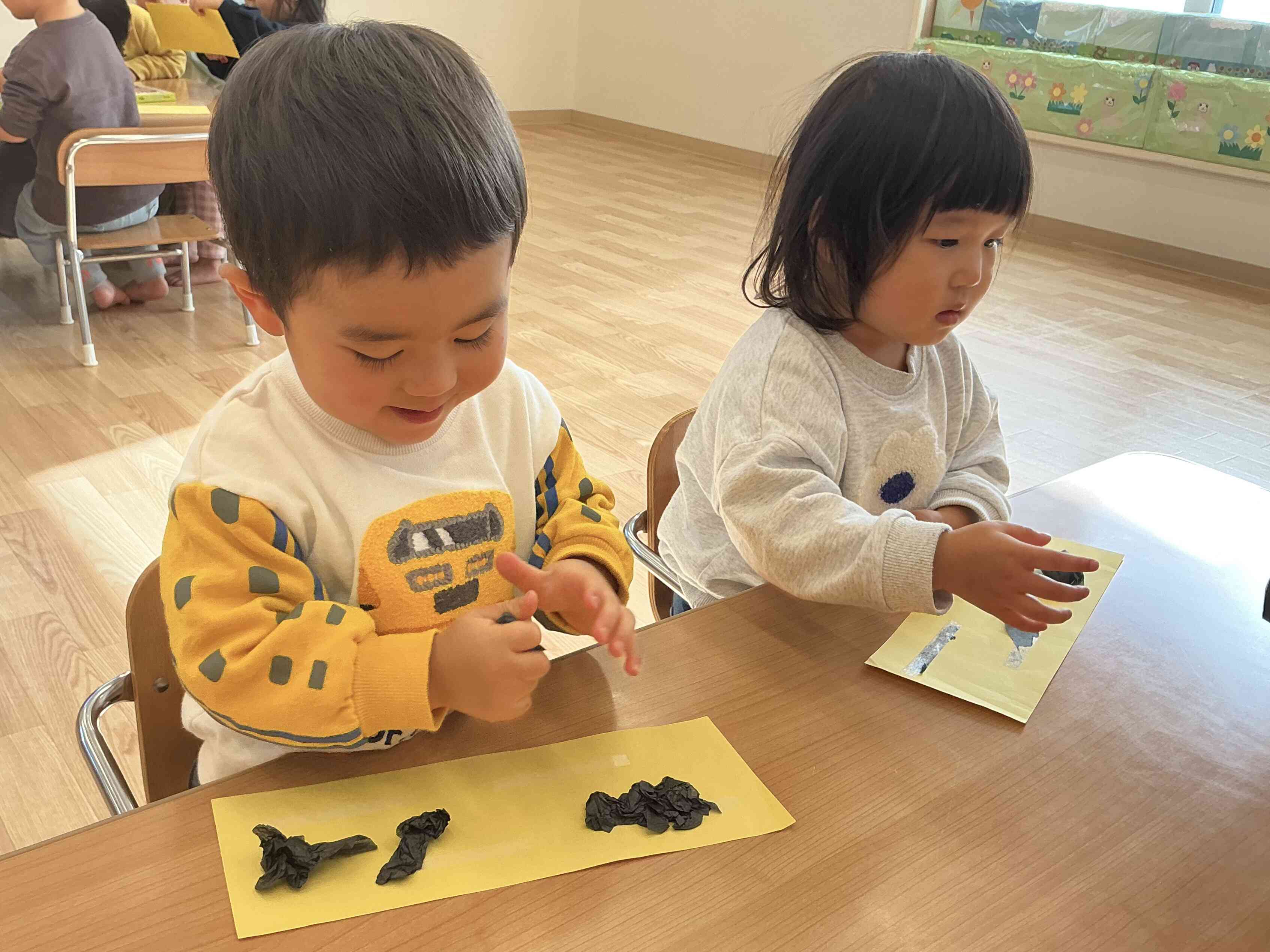 鬼のパンツと同じ色だね！