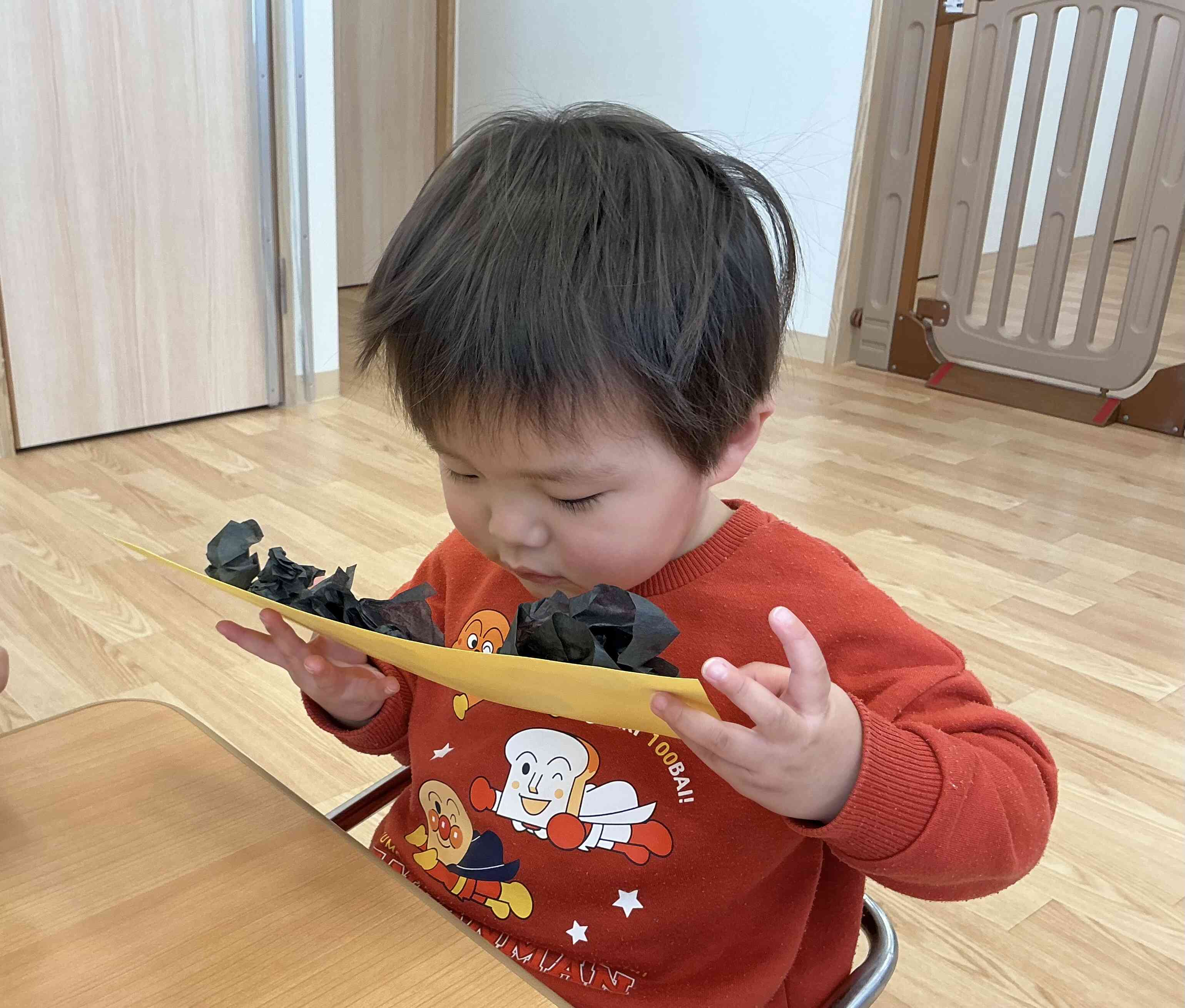 花紙ふわふわだね!