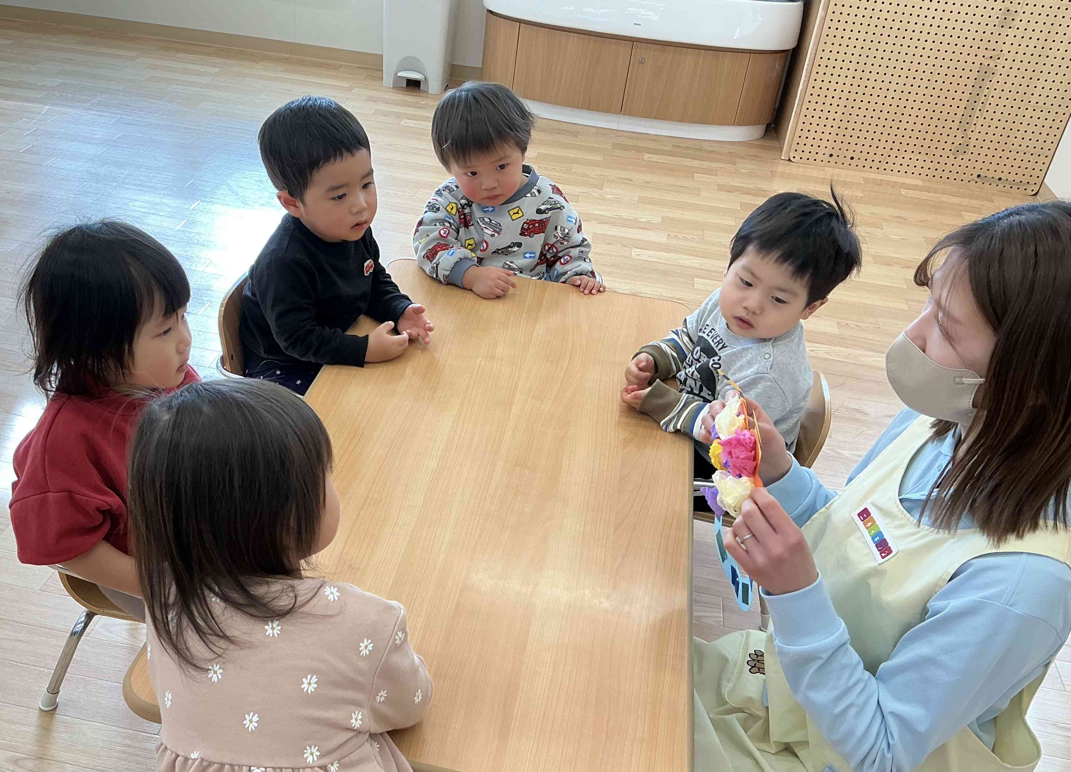 先生のお話も上手に聞けたね!