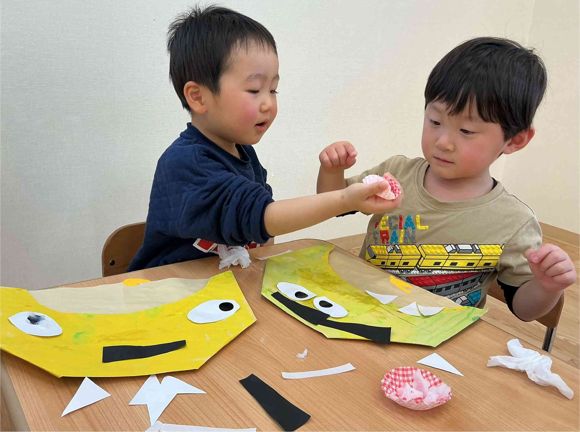 お友達と活動楽しいね