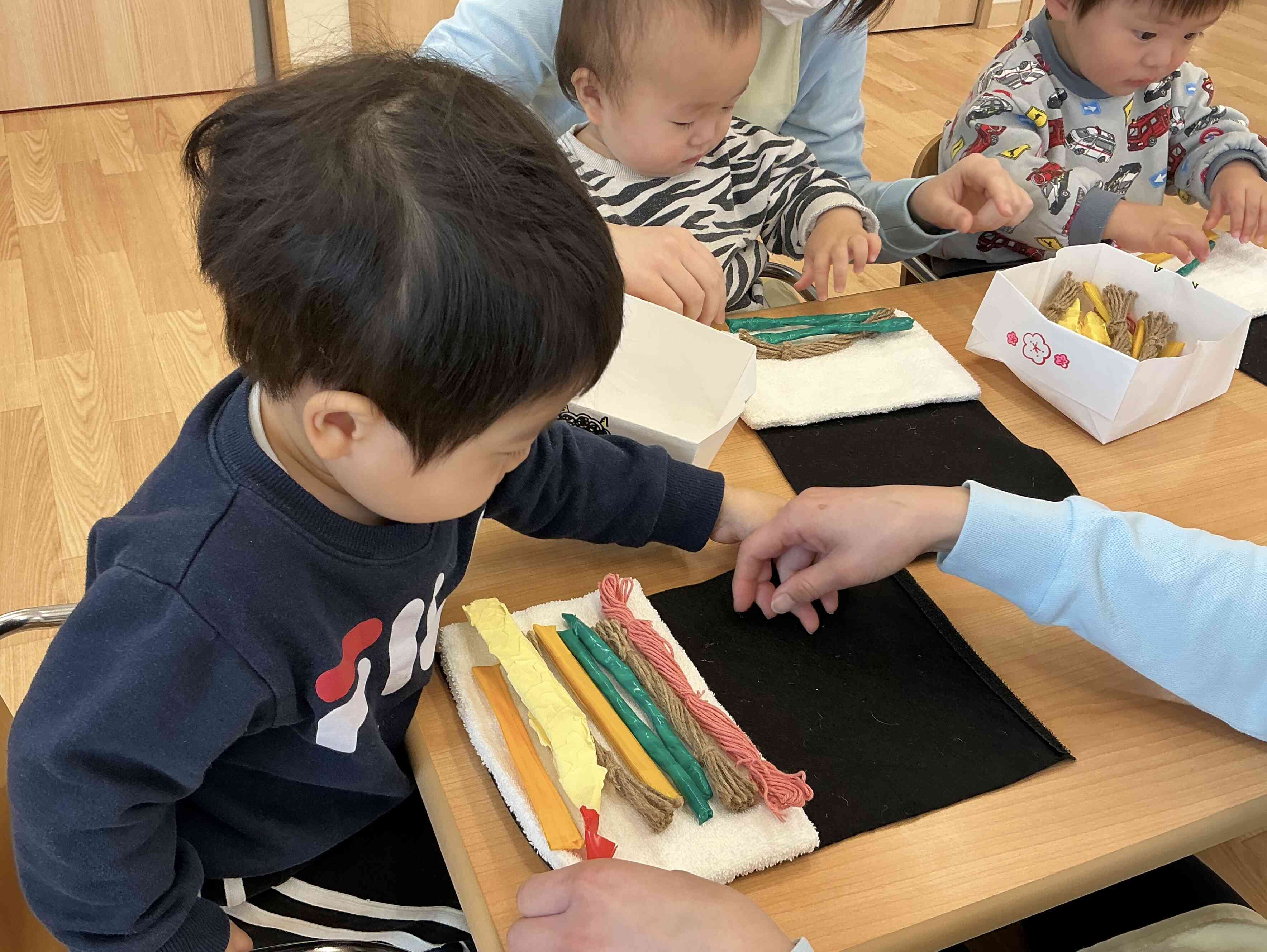 たくさんのせたよ！