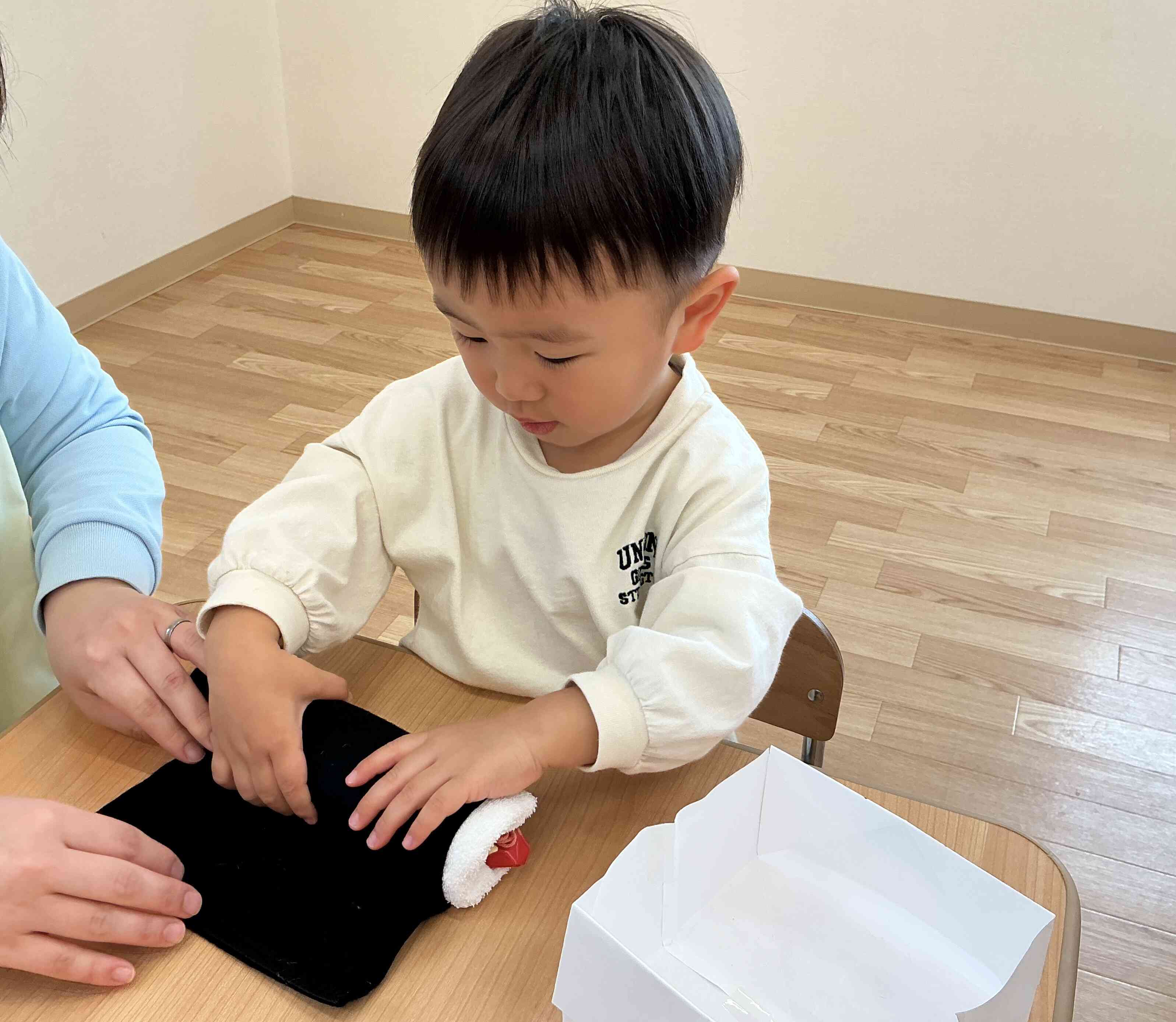 上手に巻けているね！