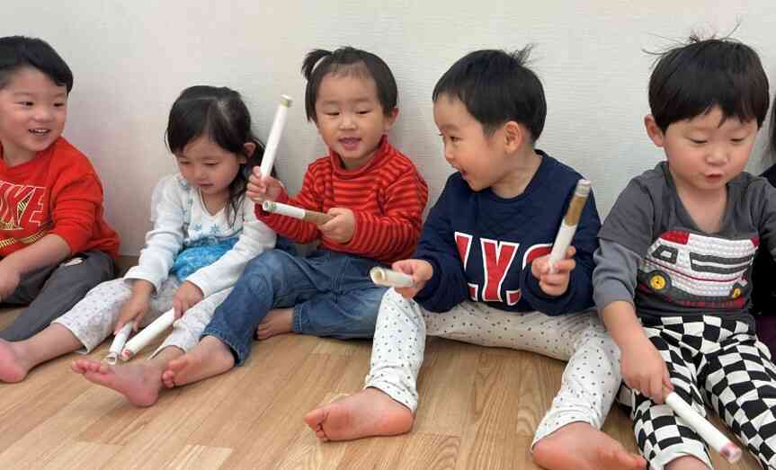 まずは床で練習したよ