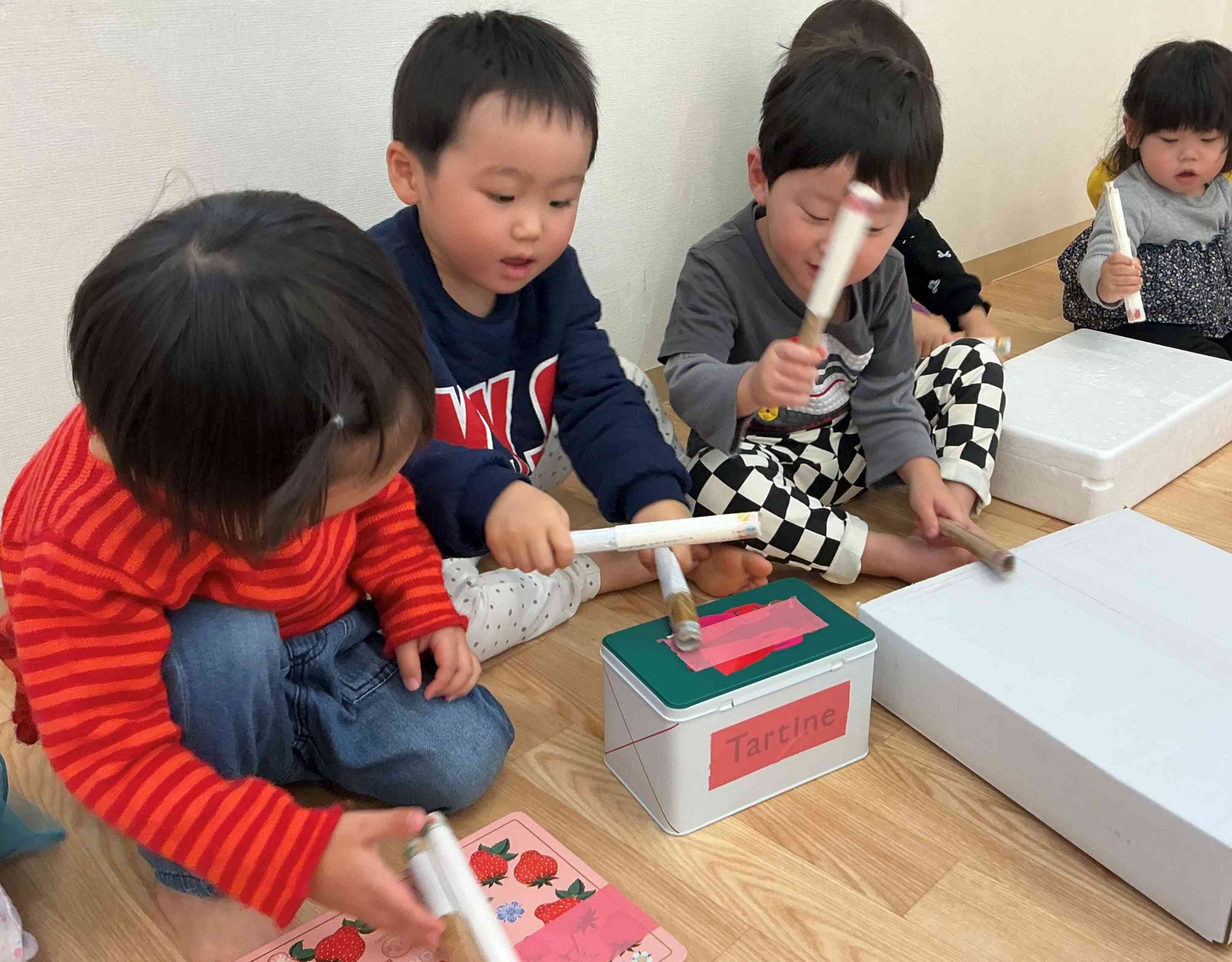 おもちゃのチャチャチャ♪にあわせたよ