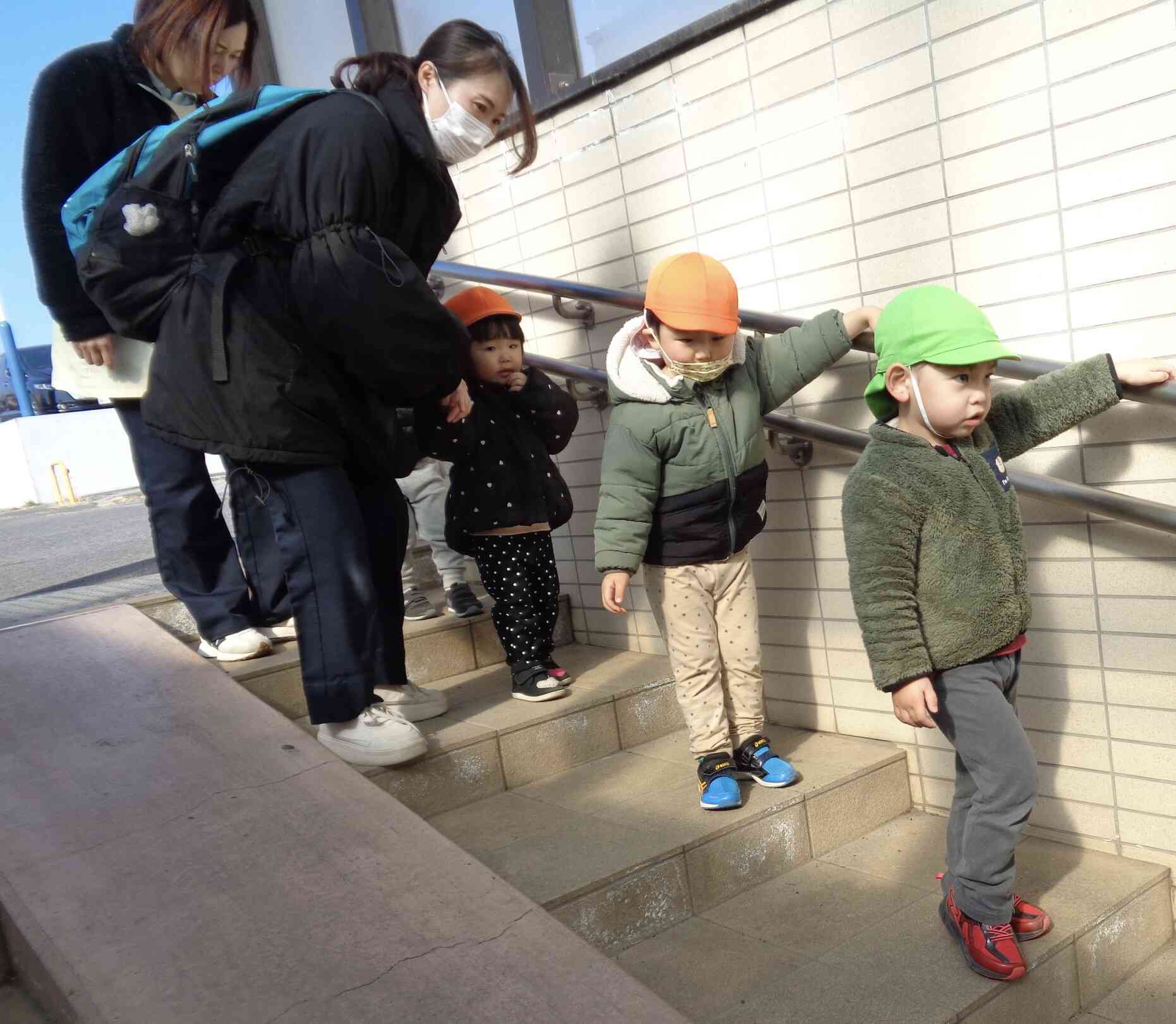 地下歩道も歩いたよ