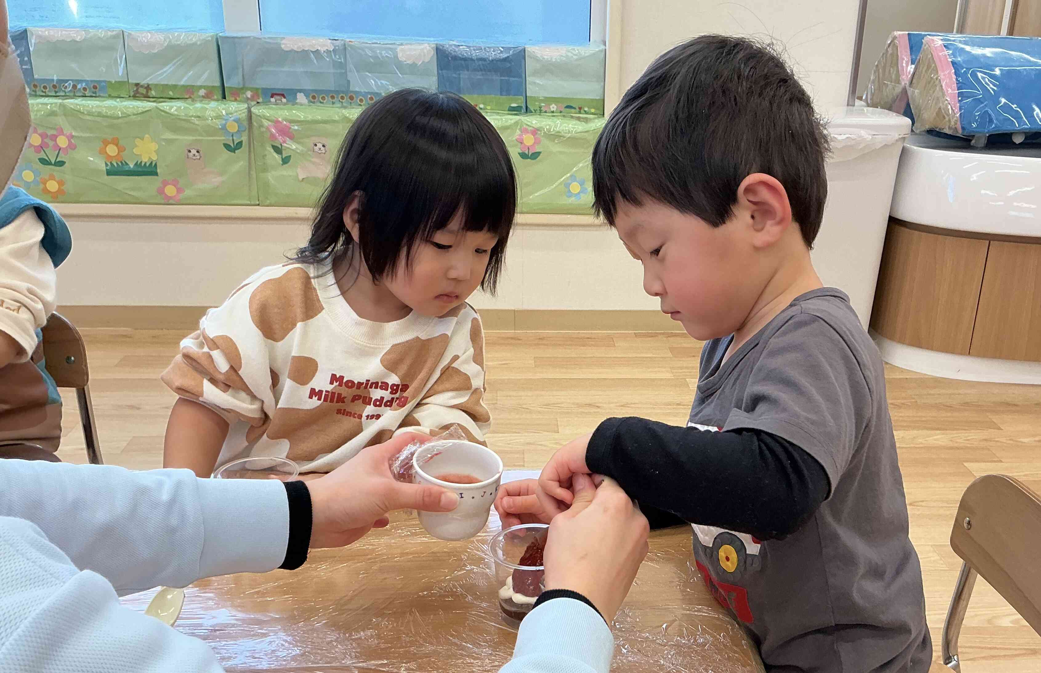 いちごジャムものせよう!