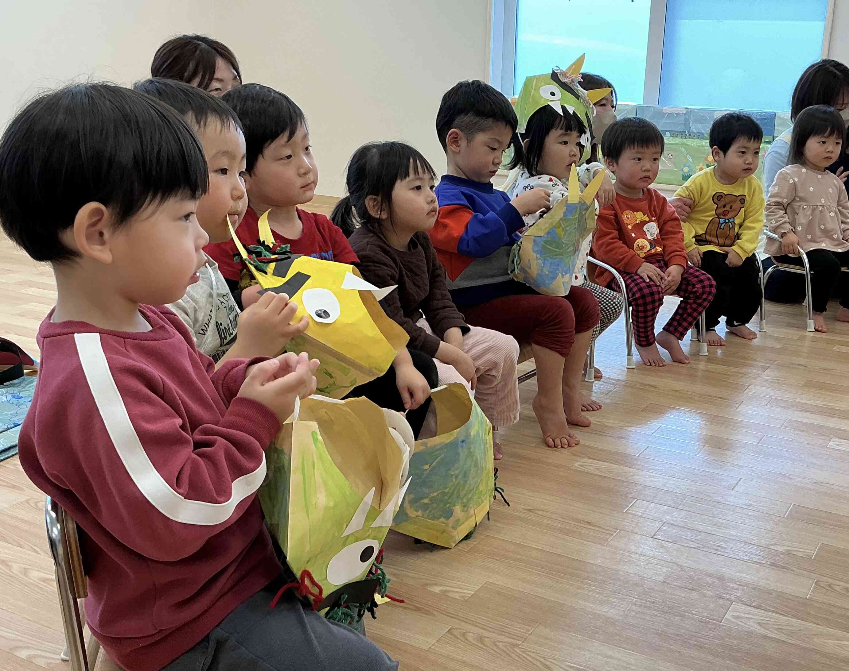 先生のお話しも上手に聞けましたよ。