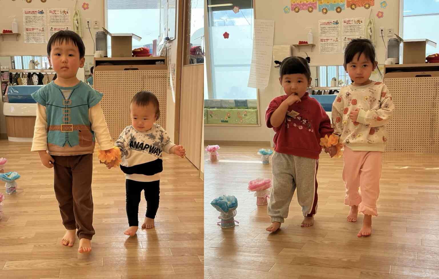 うさぎ組さんと花道を歩こう（0.1.2歳児）