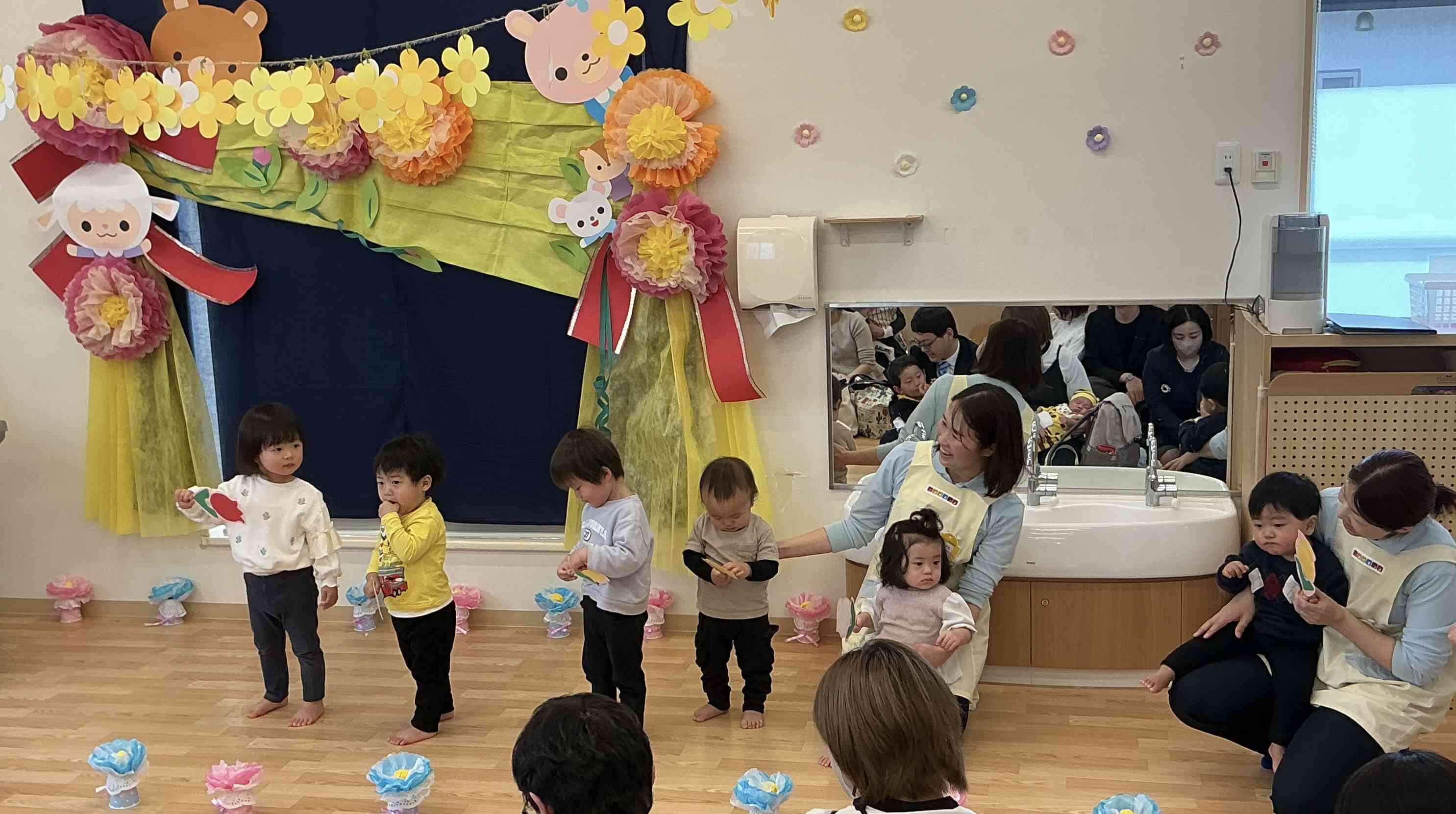 保育園のお友達が発表してくれたよ