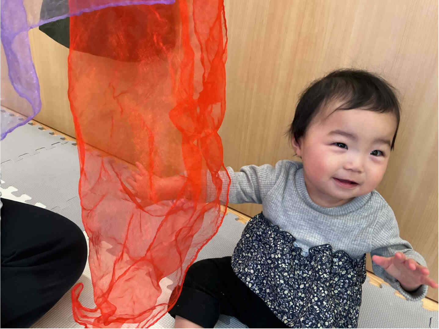 ひよこ組（0歳児）の様子