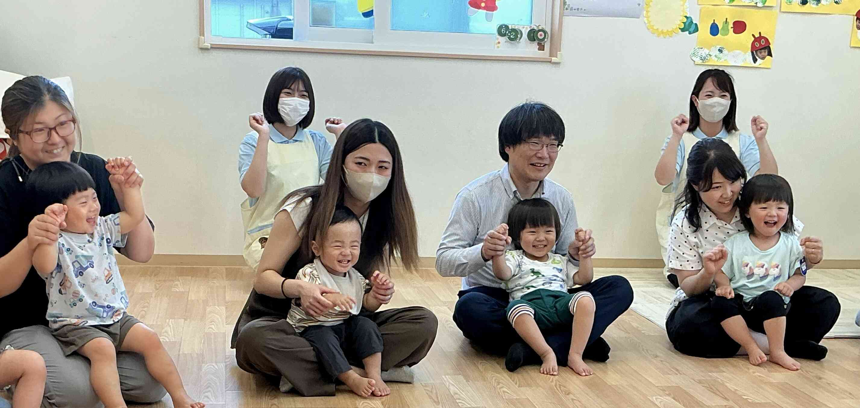 保育参観の様子（1・２歳児クラス）