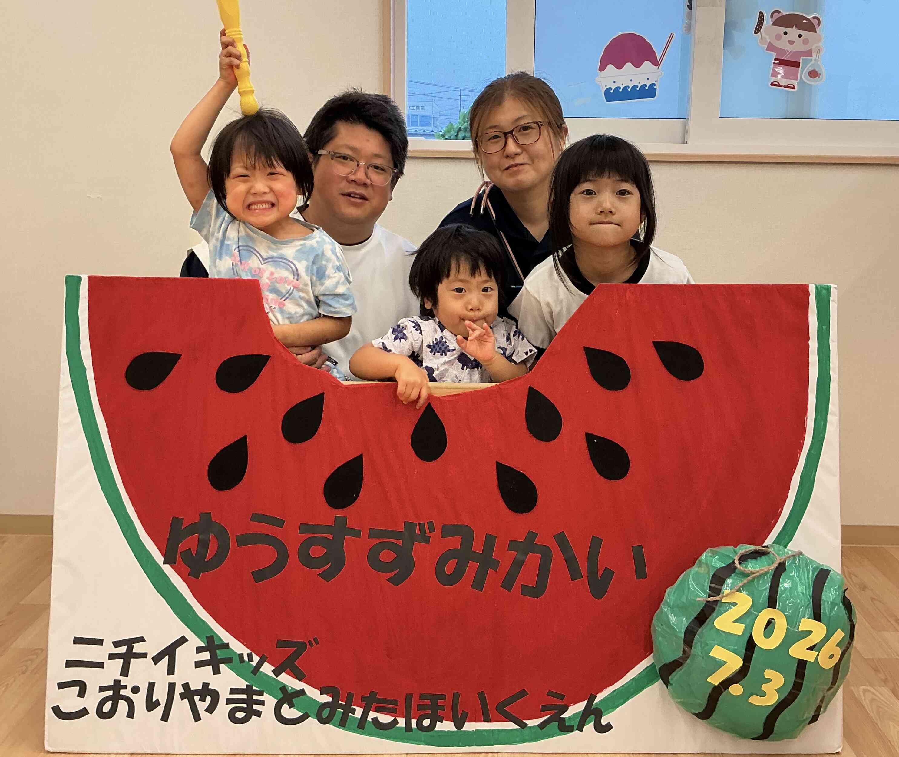 七夕夕涼み会の様子（うさぎ組）