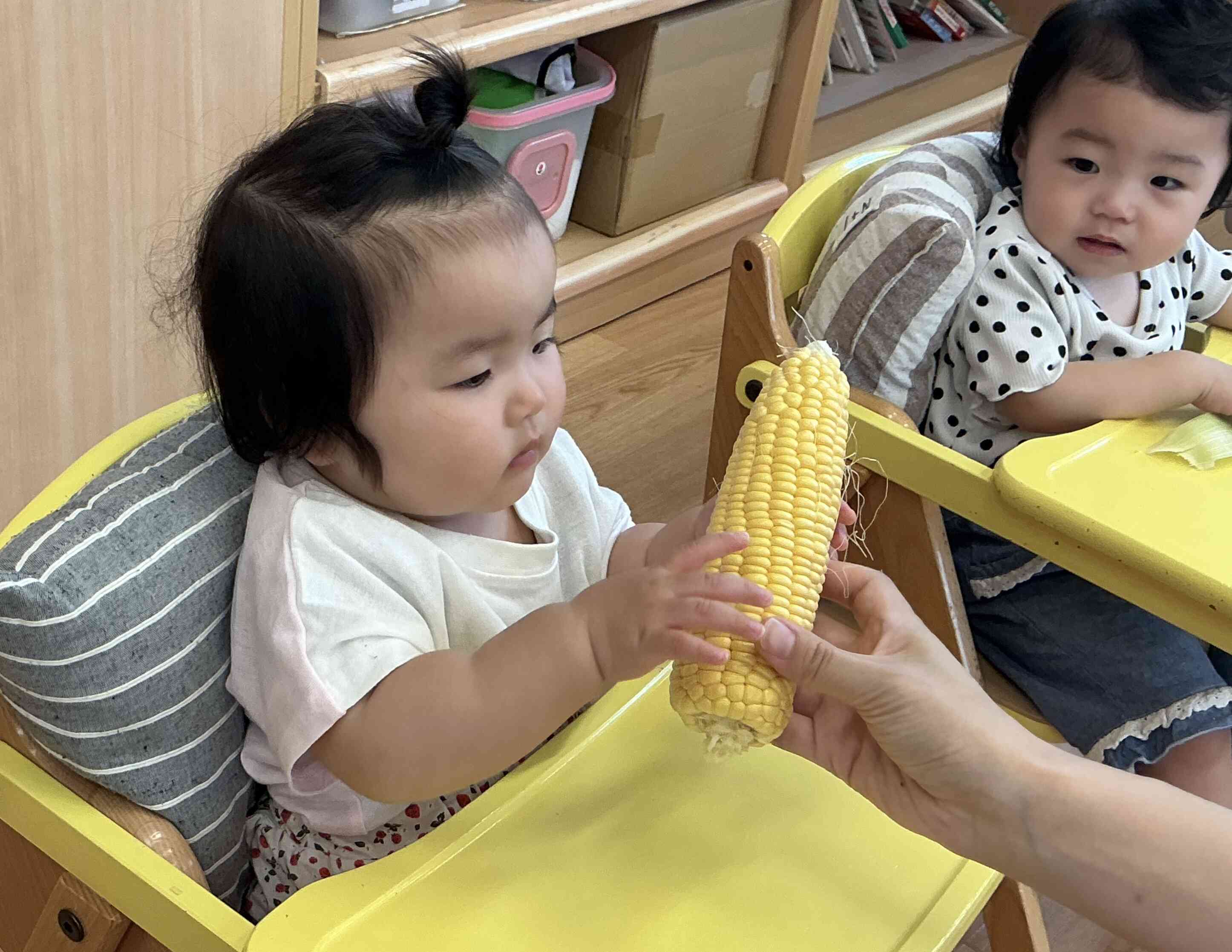 ０歳児クラスのお友だちも